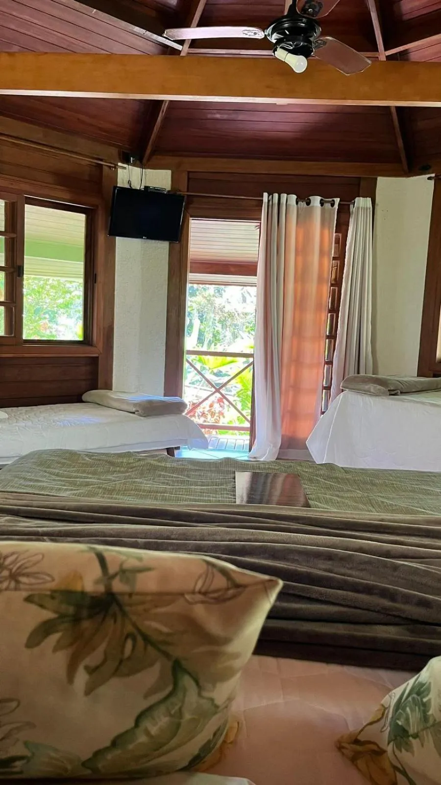 Bed in Pousada Vitorino