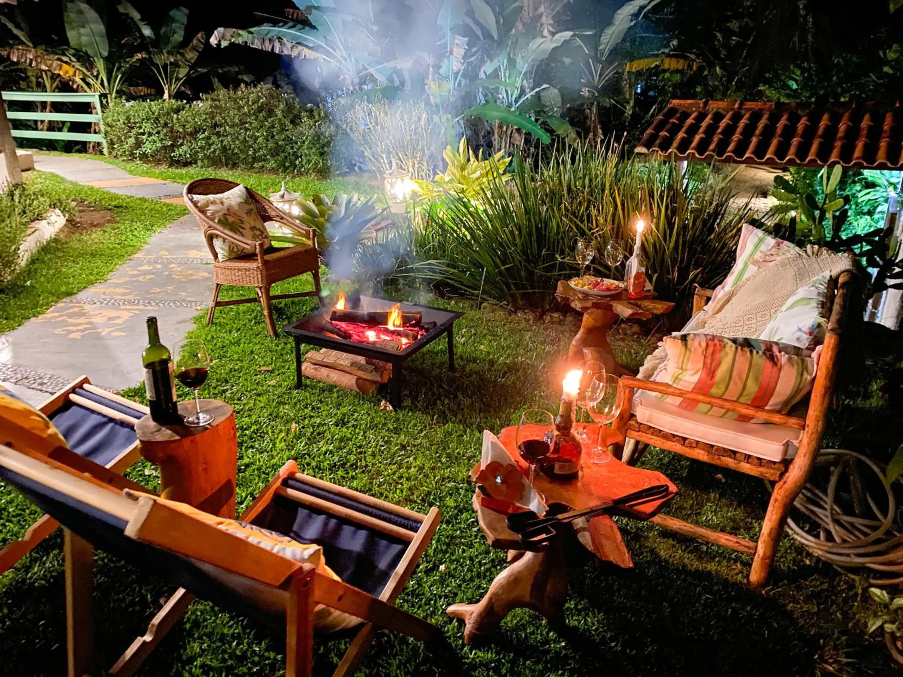 Patio in Pousada Vitorino