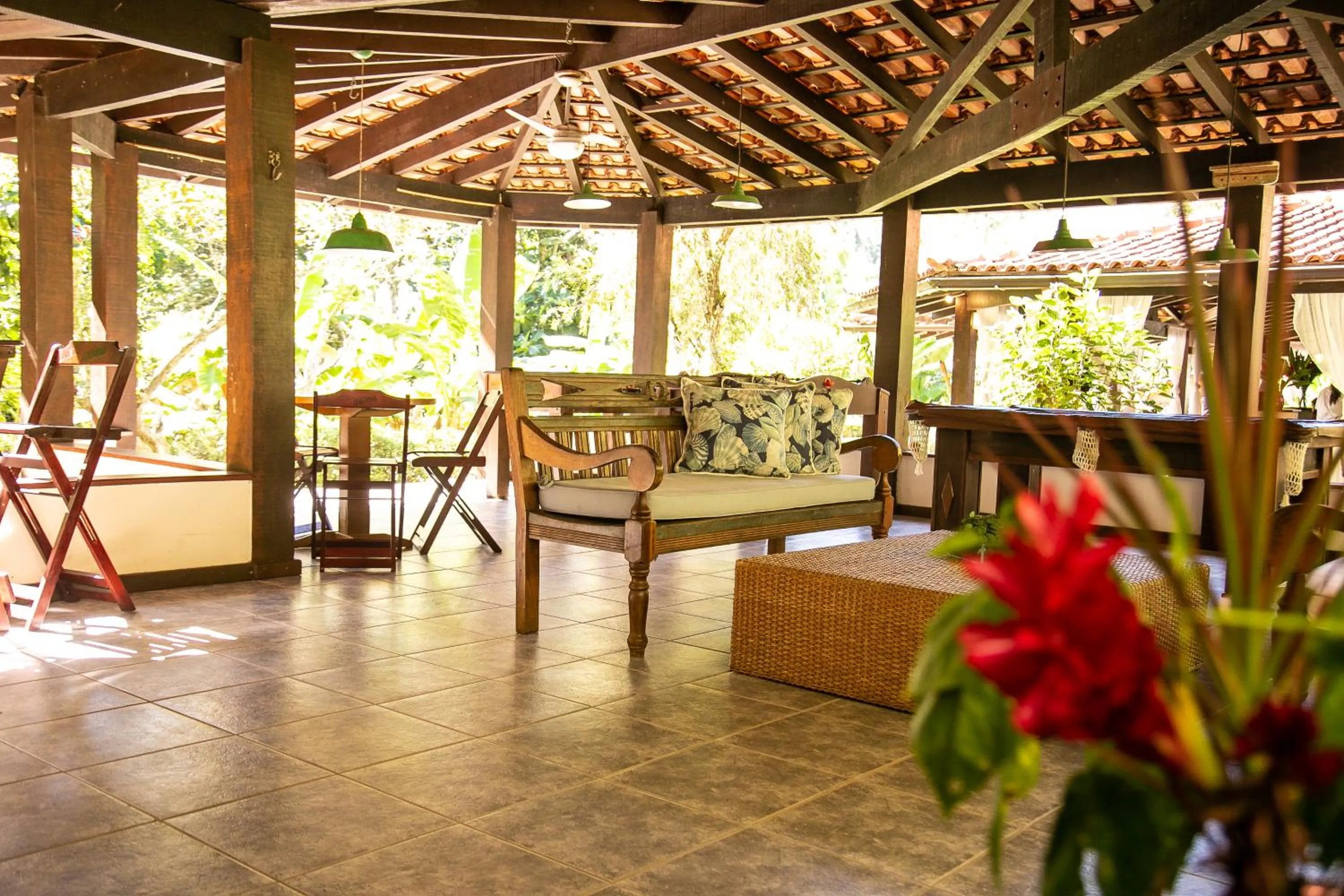 Patio in Pousada Vitorino