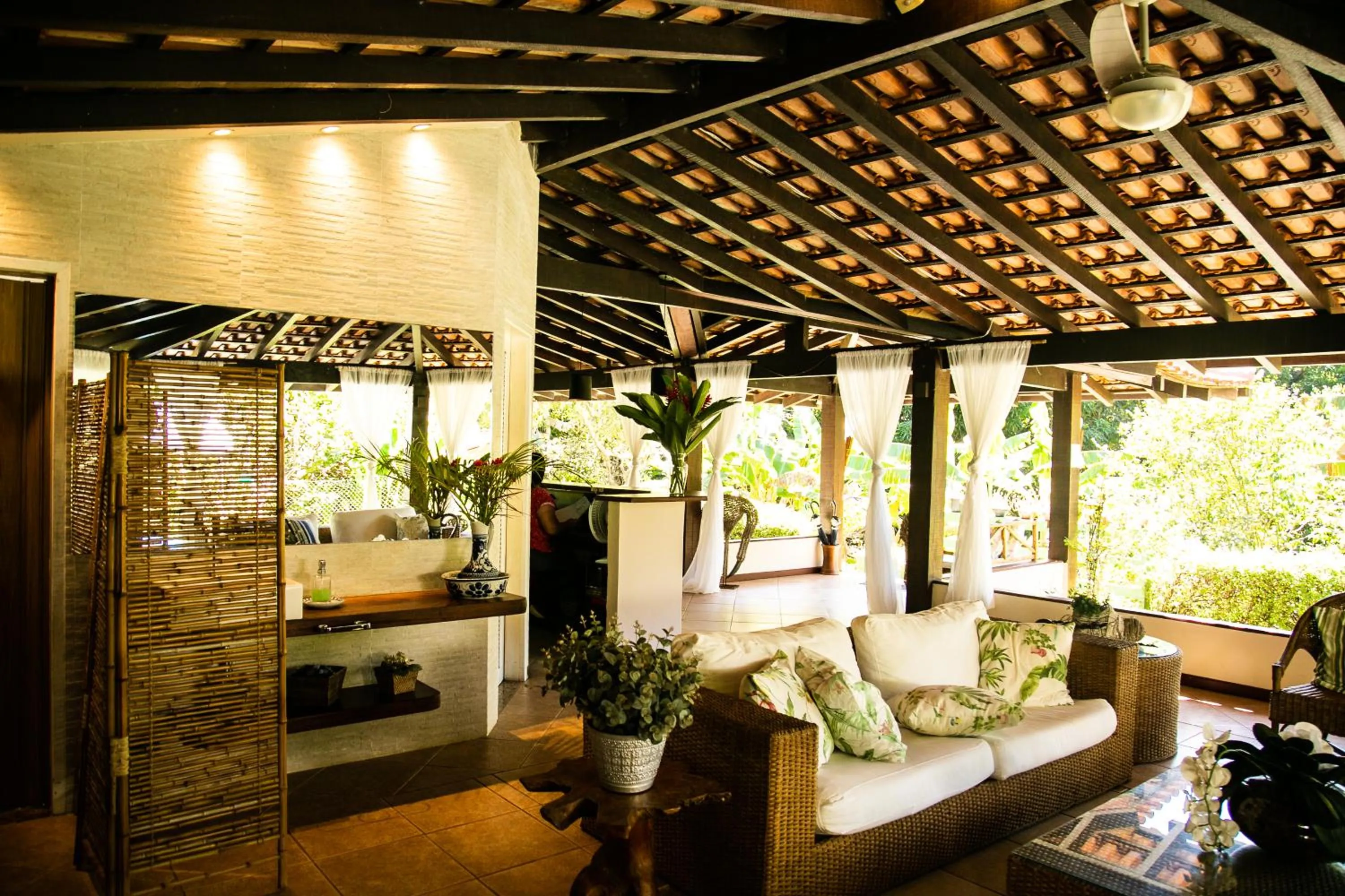 Living room in Pousada Vitorino