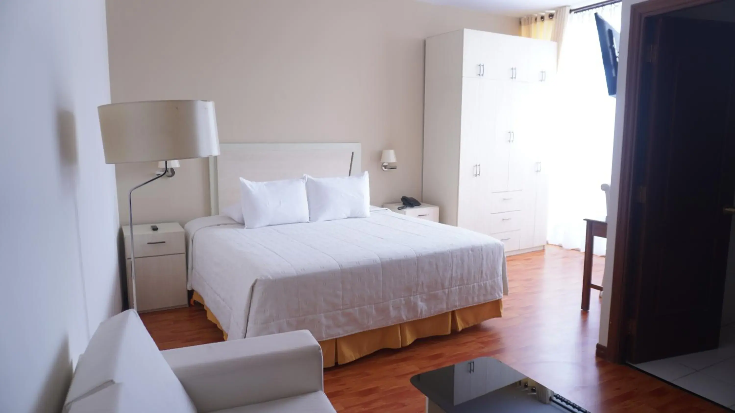 Bed in Delfines Apart Hotel Bed in Delfines Apart Hotel