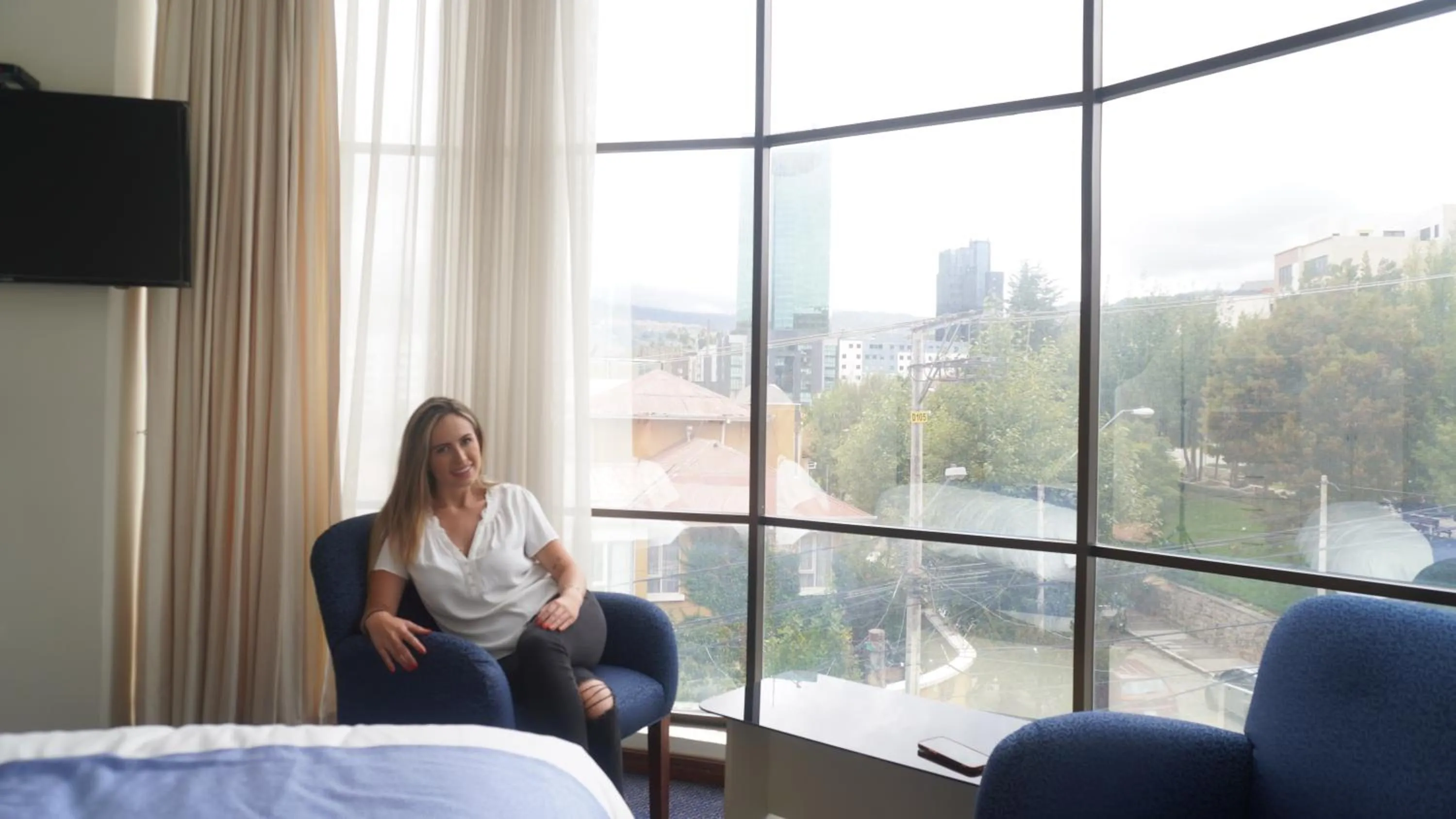 Bed in Delfines Apart Hotel