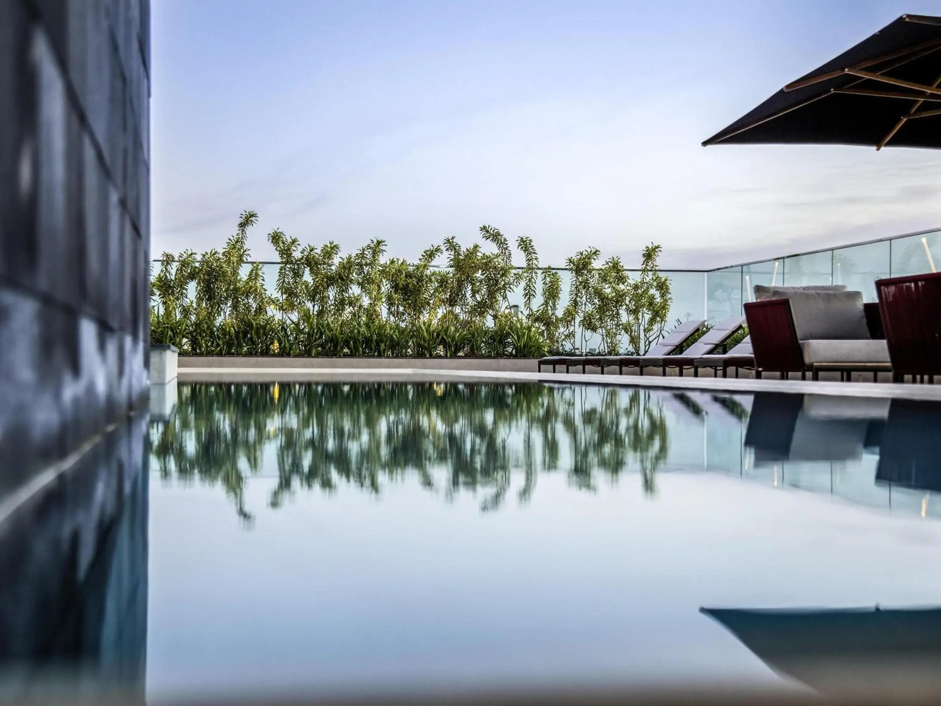 Pool view in Mercure Uberlândia Plaza Shopping Pool view in Mercure Uberlândia Plaza Shopping