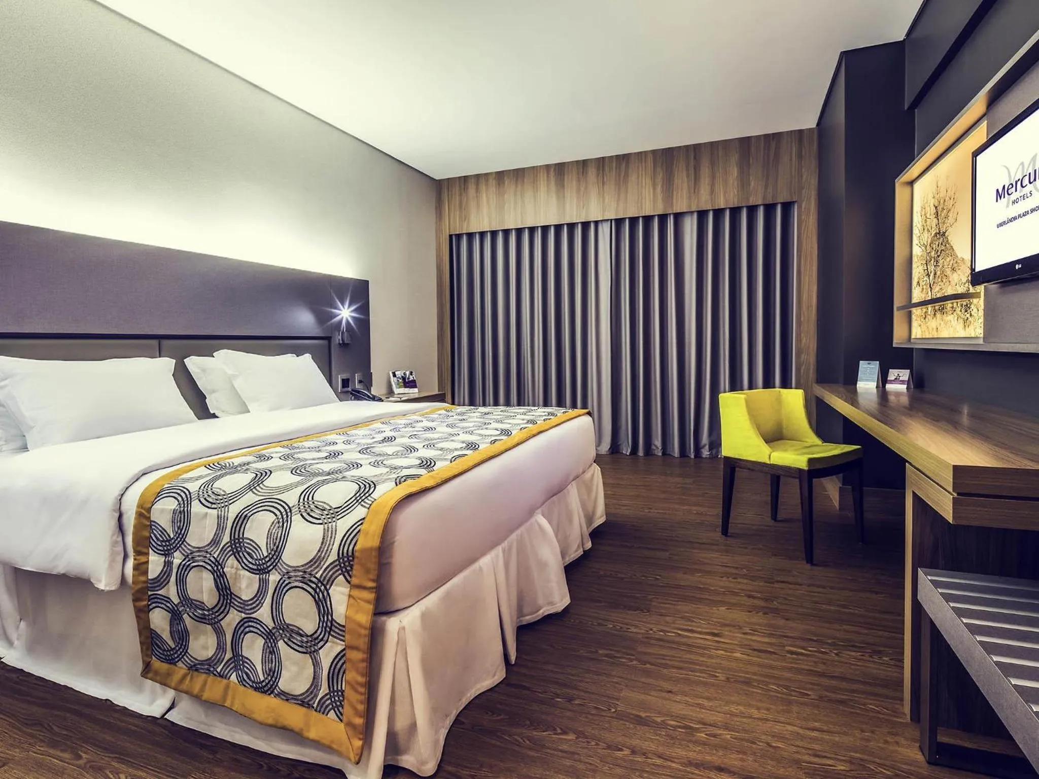 Bedroom, Bed in Mercure Uberlândia Plaza Shopping