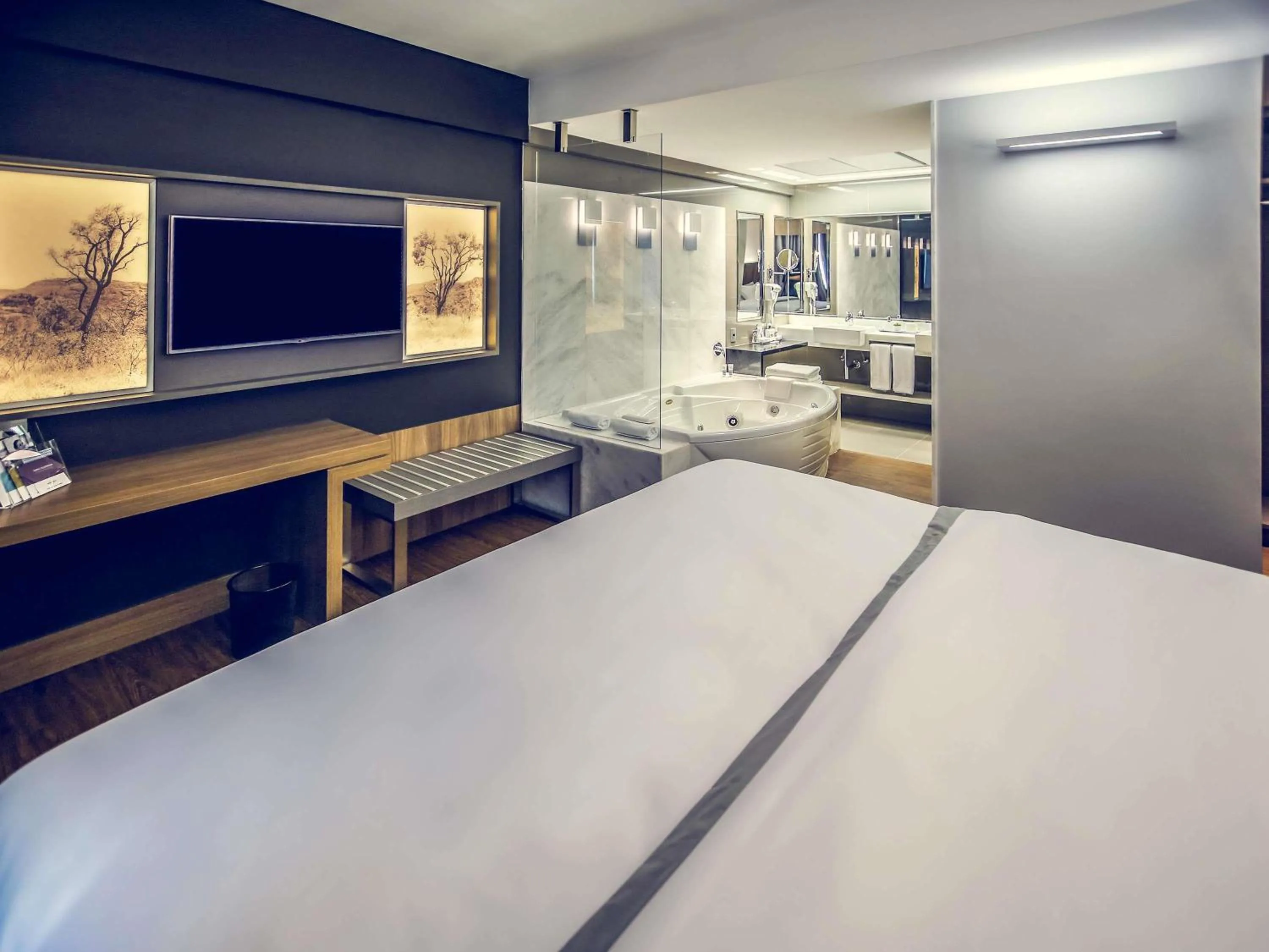 Bedroom, Bed in Mercure Uberlândia Plaza Shopping