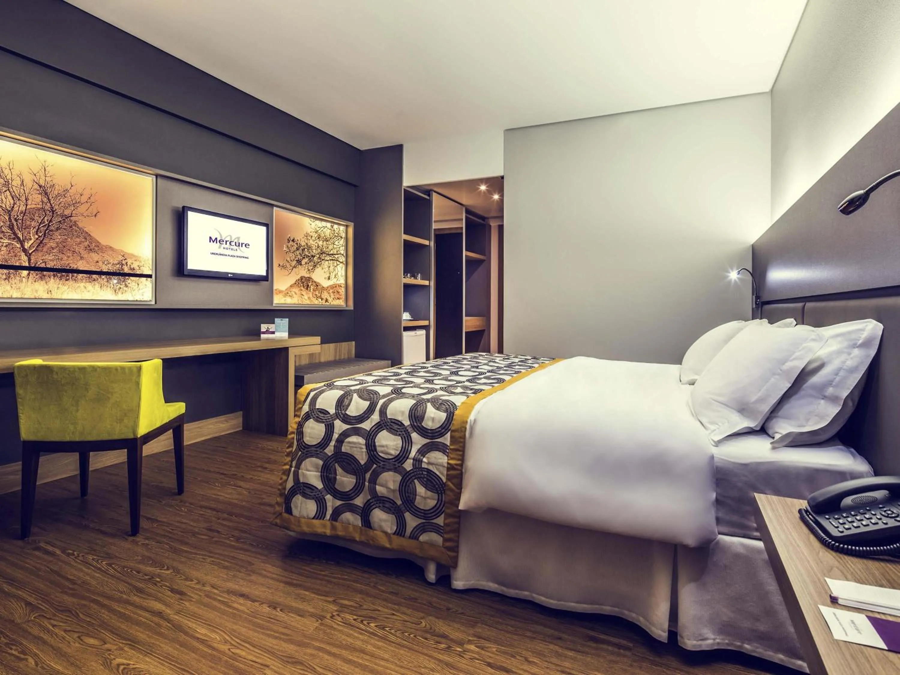 Bedroom, Bed in Mercure Uberlândia Plaza Shopping