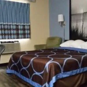 Bed in Super 8 by Wyndham Greenville