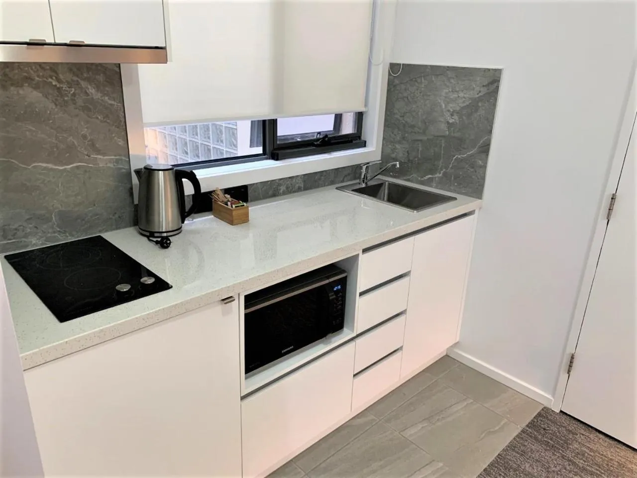 Kitchen or kitchenette in Quest Geelong