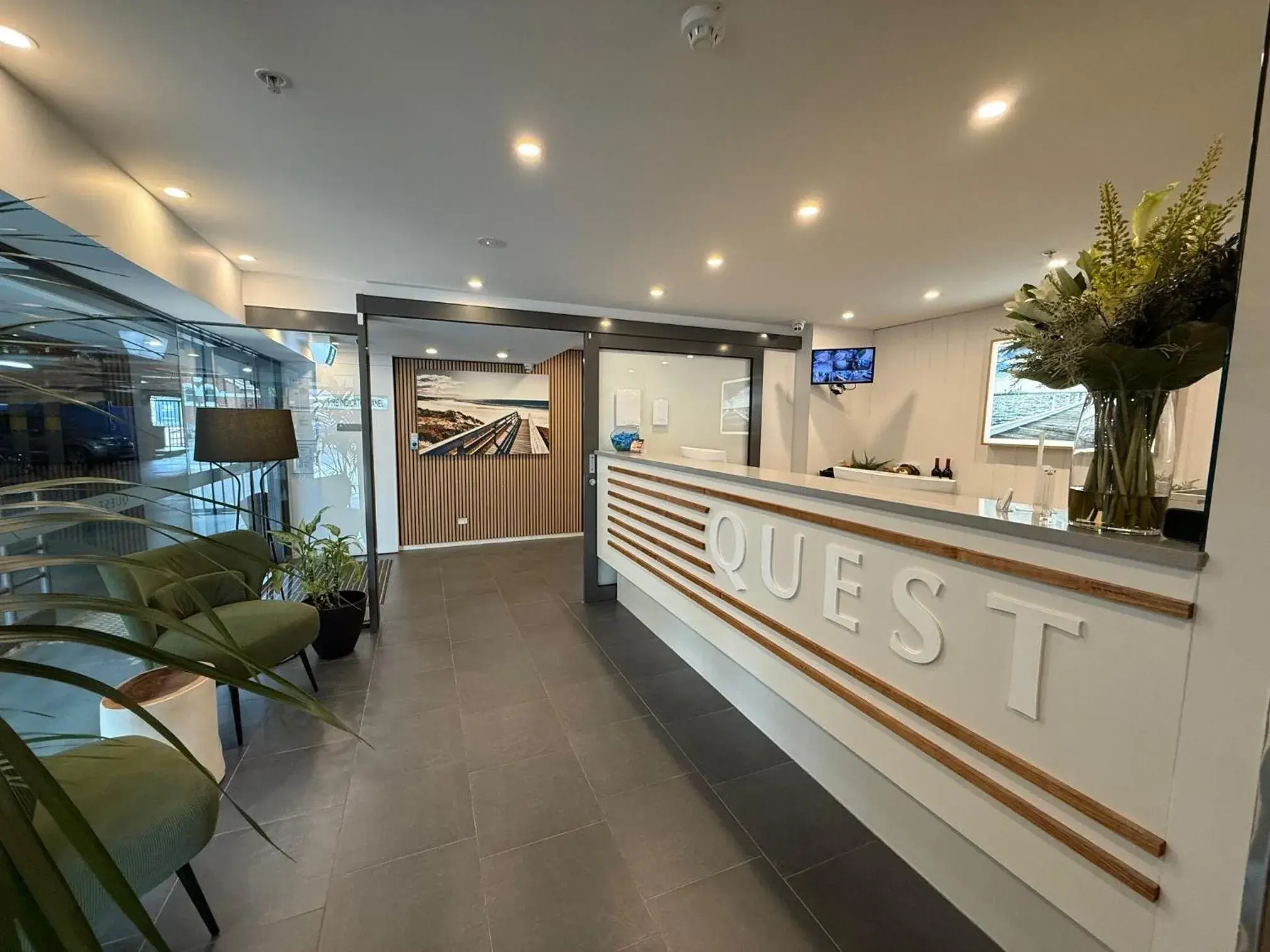 Lobby or reception in Quest Geelong Lobby or reception in Quest Geelong