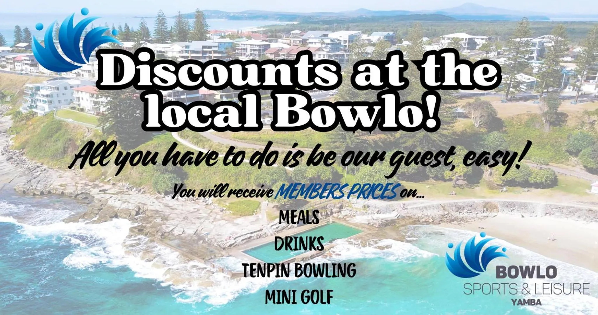 Property logo or sign in Aston Motel Yamba