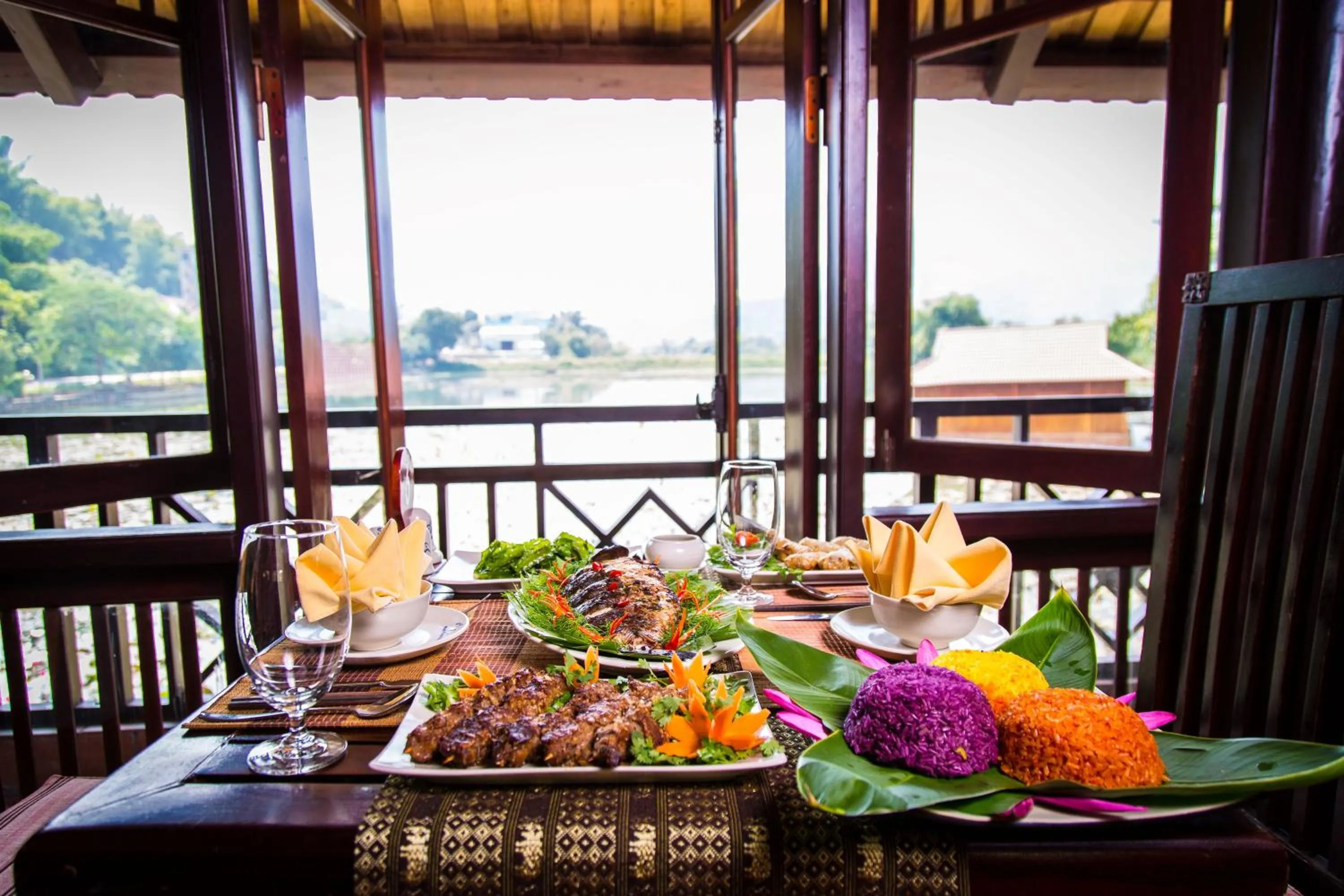 Food and drinks in Mai Chau Lodge