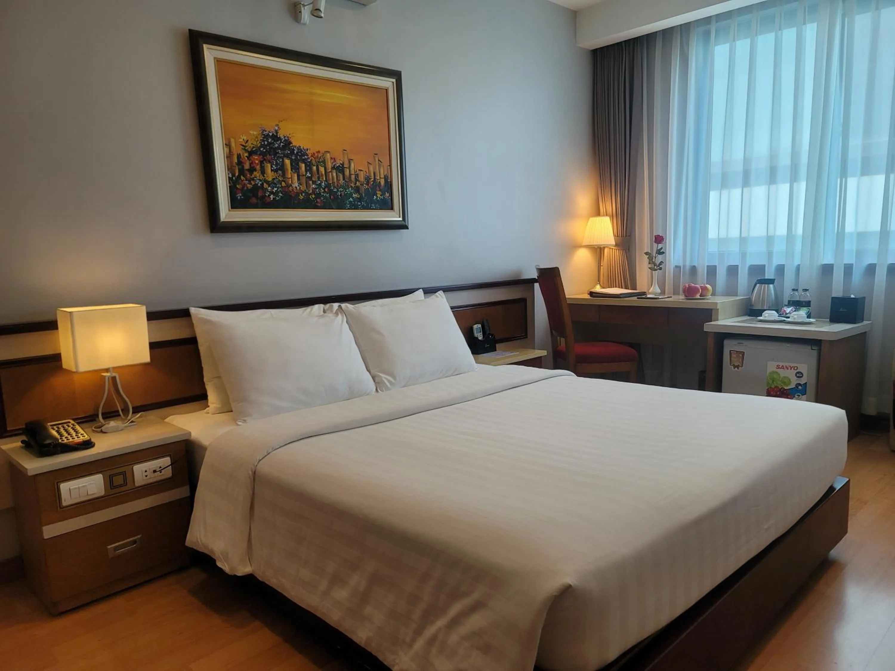 Bed in Luxeden Hotel Hanoi