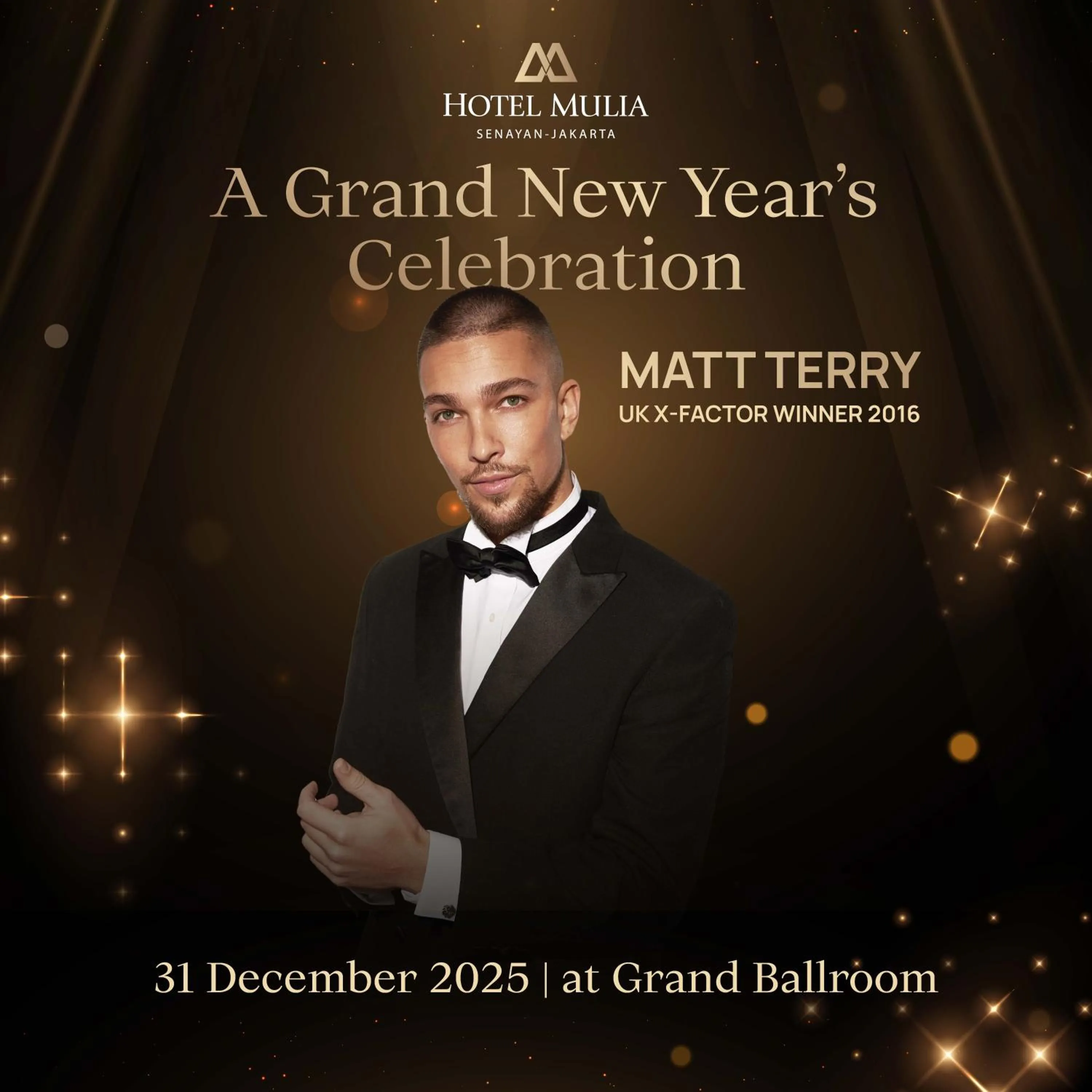 Evening entertainment in Hotel Mulia Senayan, Jakarta