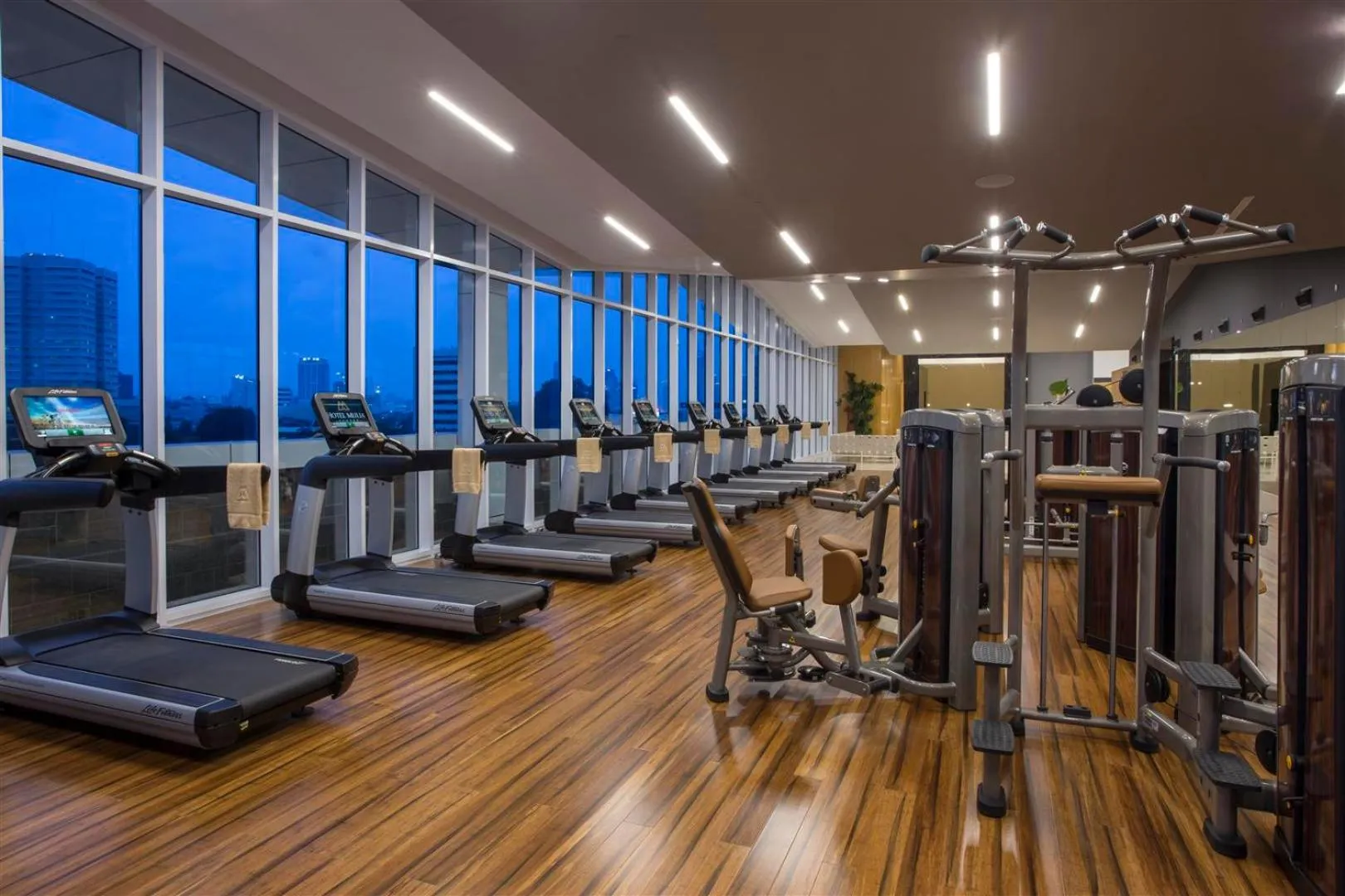 Fitness centre/facilities in Hotel Mulia Senayan, Jakarta