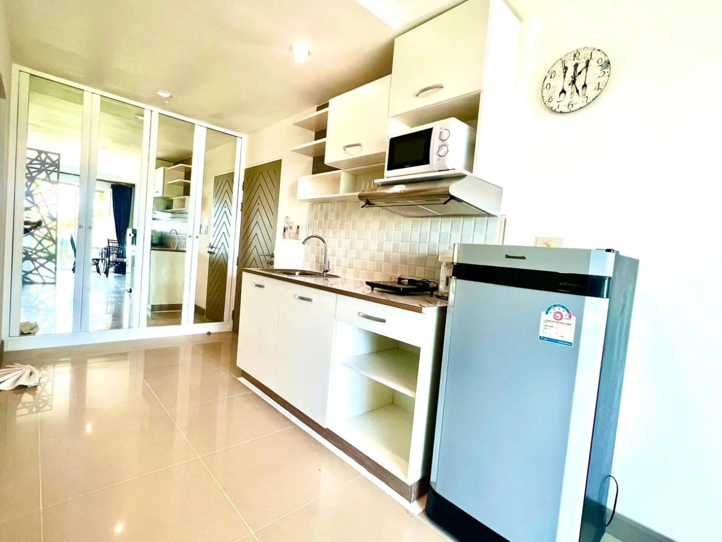 Kitchen or kitchenette in Sivana Place Phuket