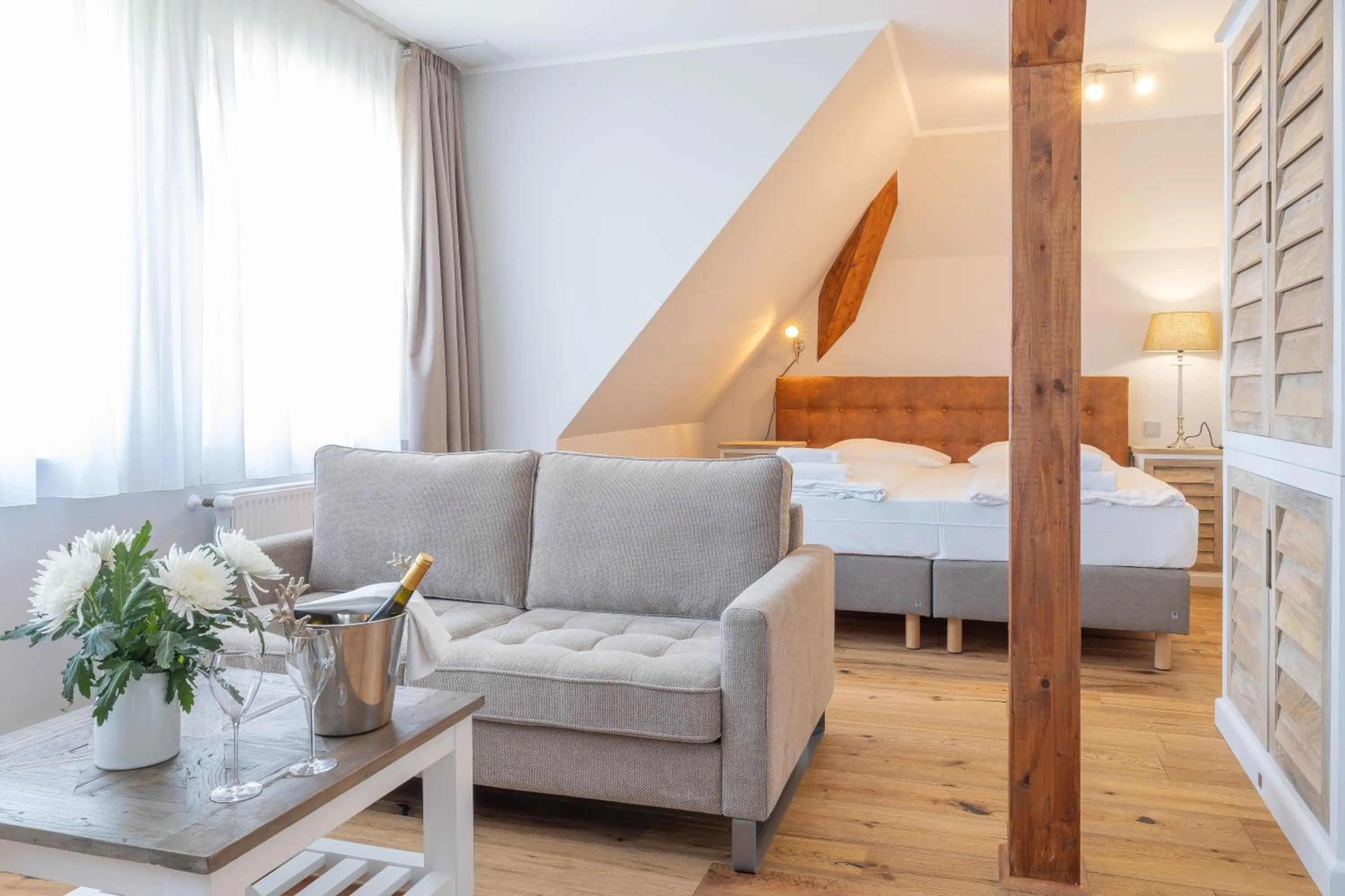 Bed in Suite Hotel Binz Familienhotel Rügen