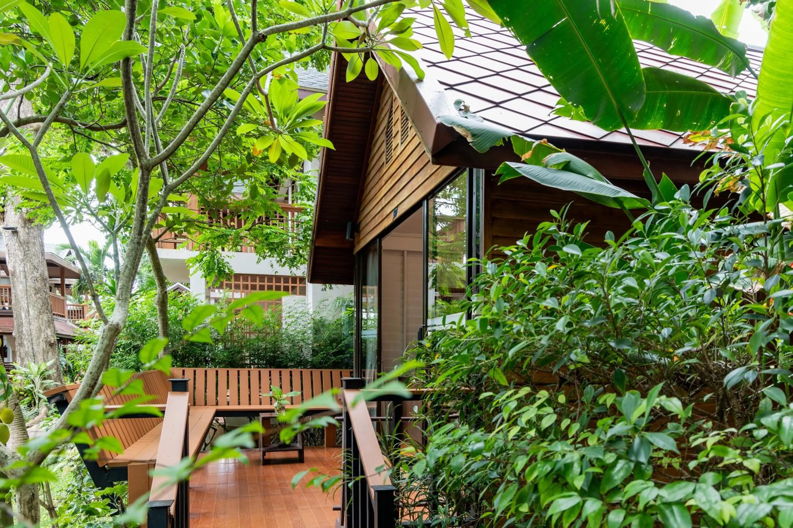 Garden in Malibu Beach Resort