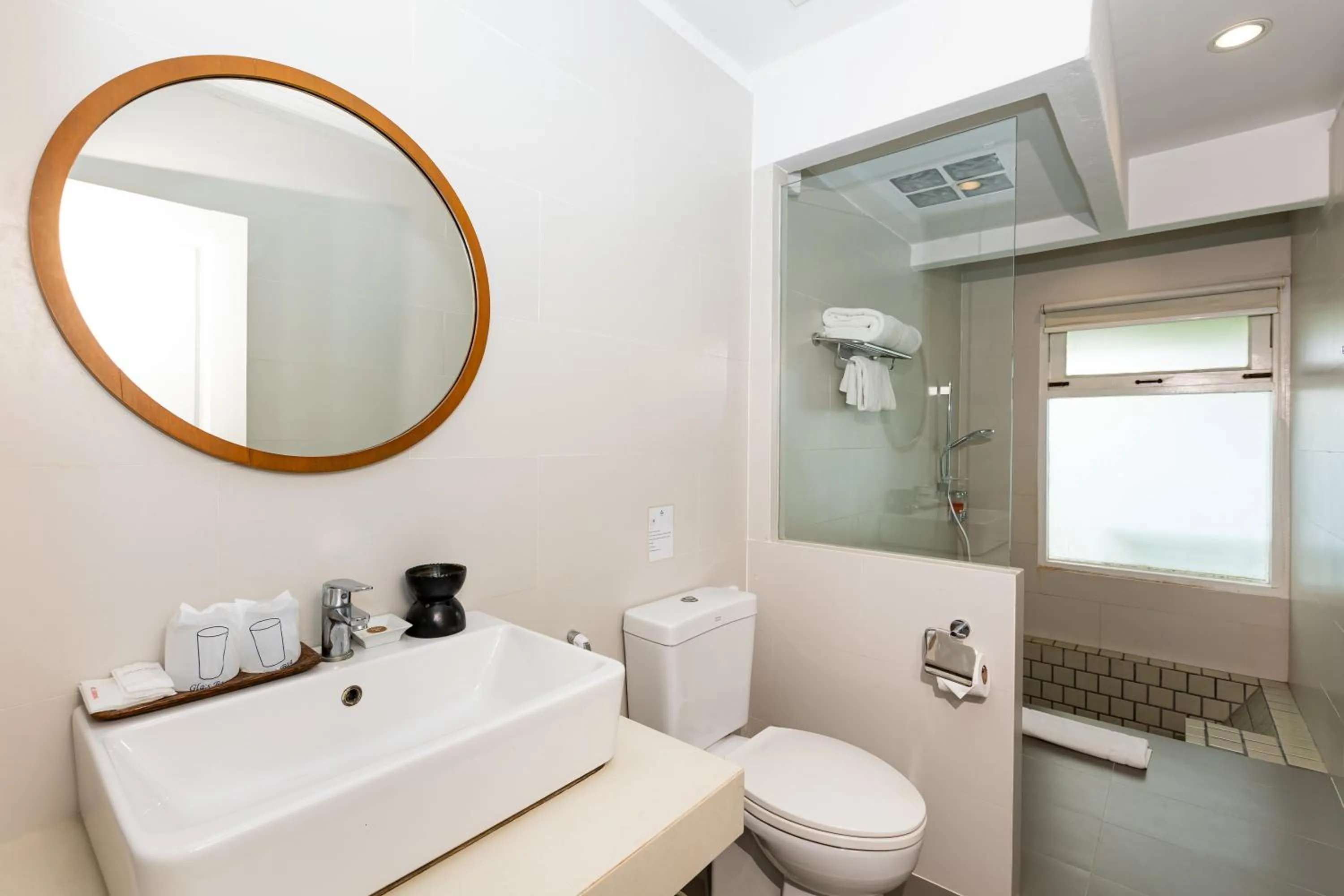 Shower in Malibu Beach Resort