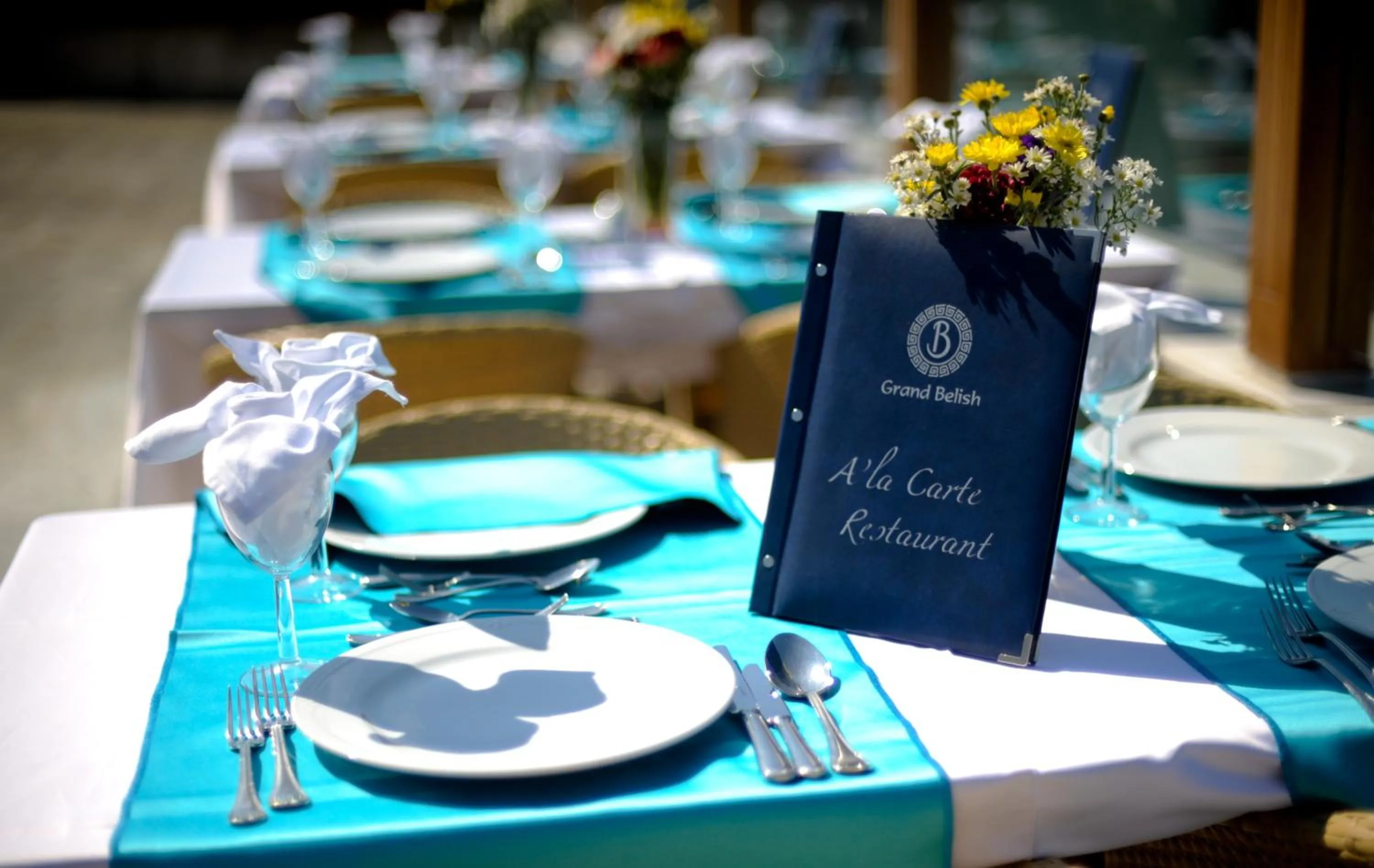 Food and drinks in Grand Belish Hotel