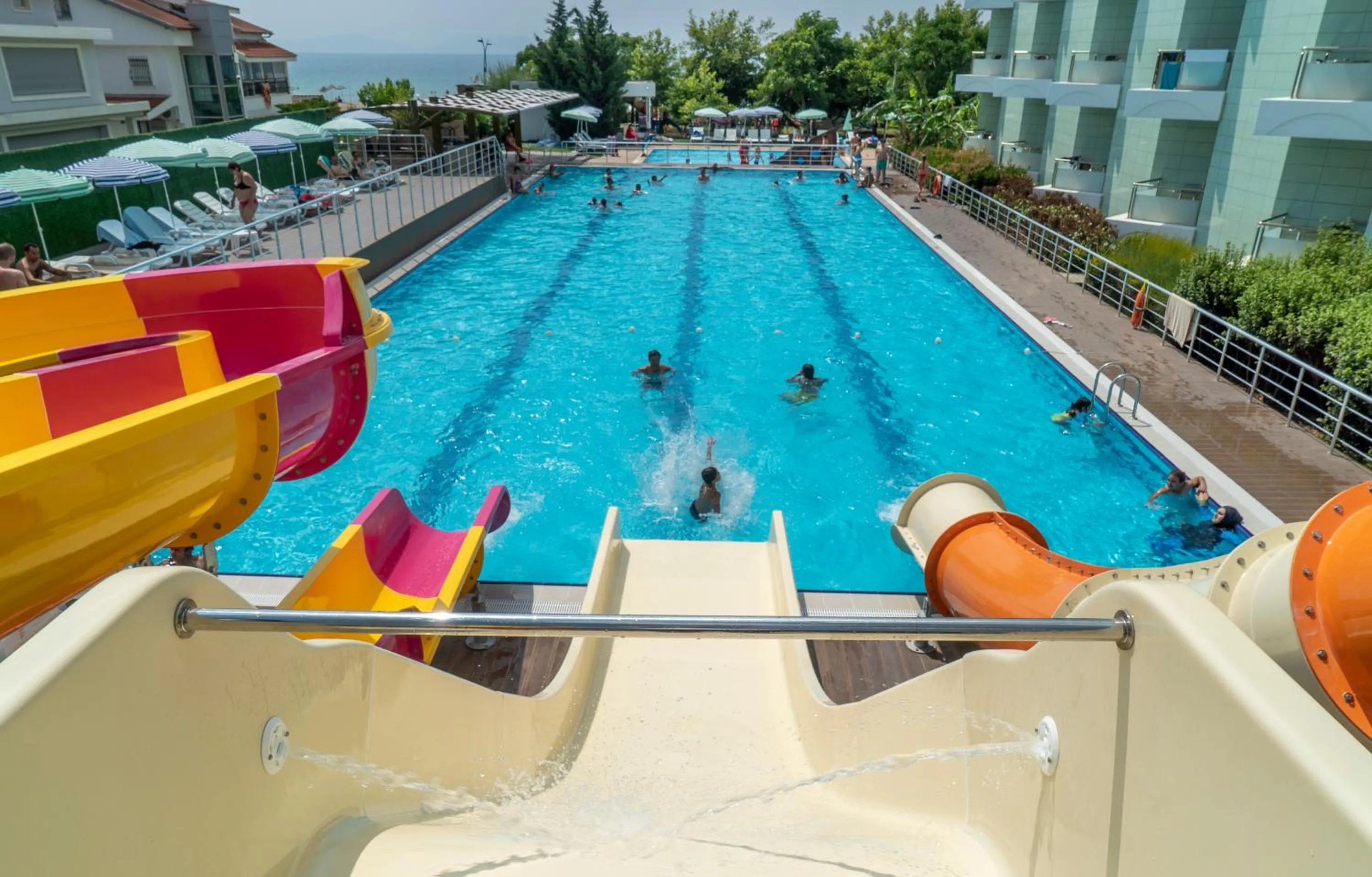 Swimming pool in Grand Belish Hotel