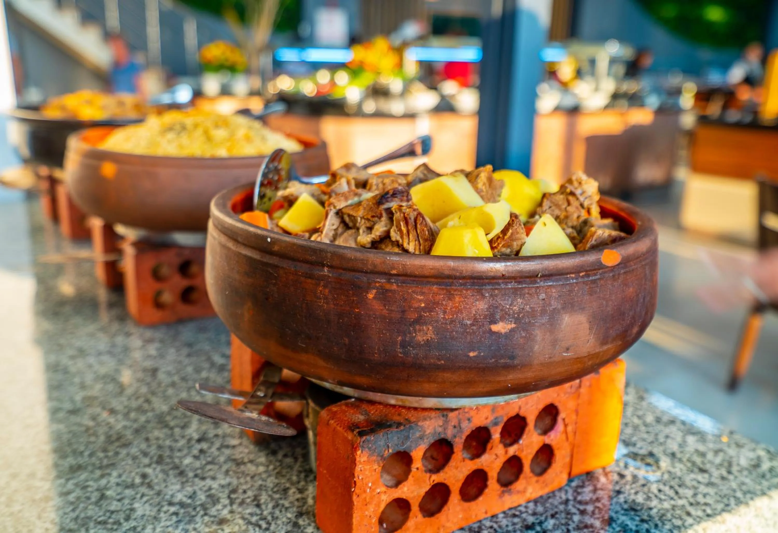 Food in Grand Belish Hotel