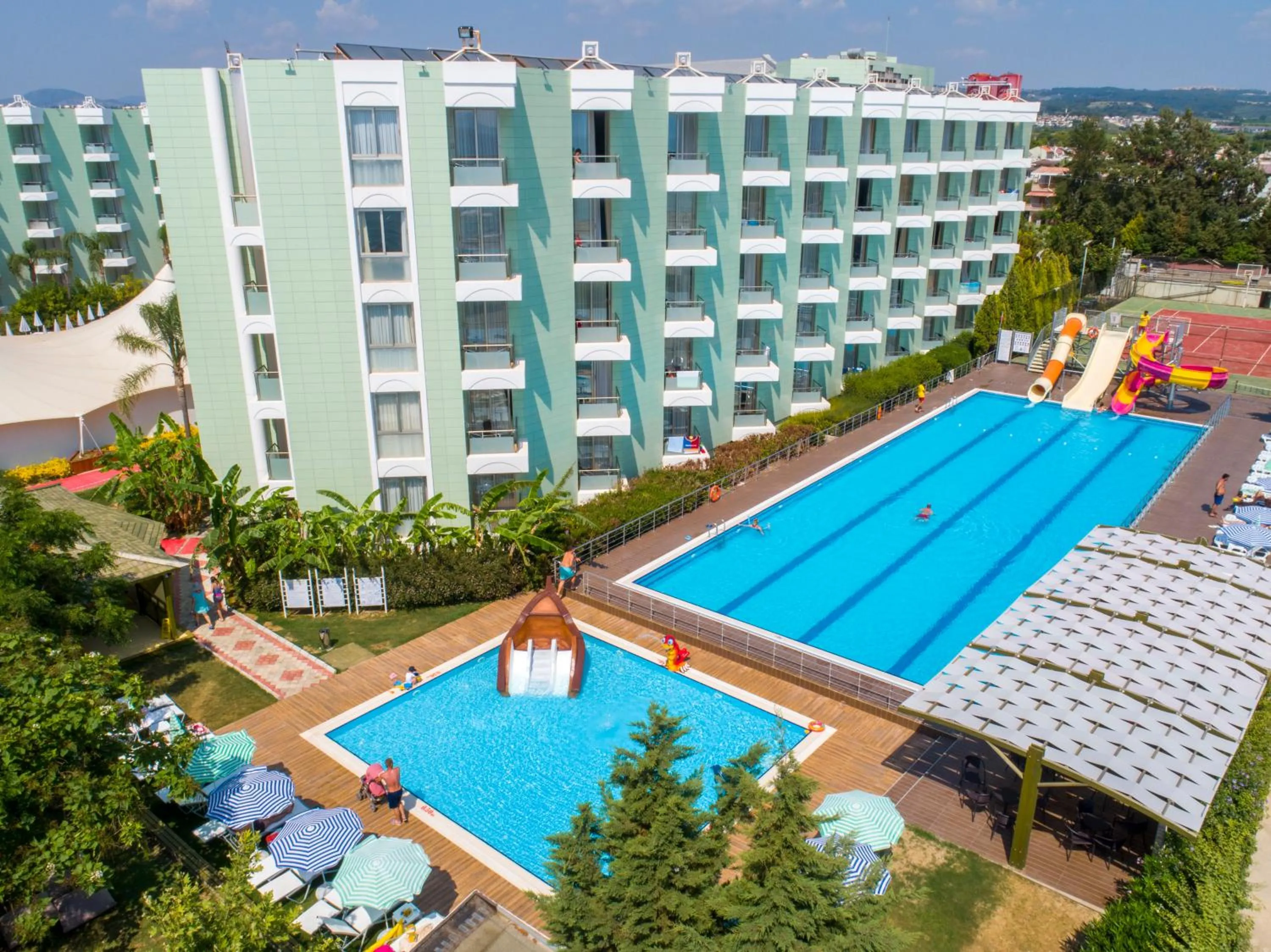 Bird's eye view in Grand Belish Hotel