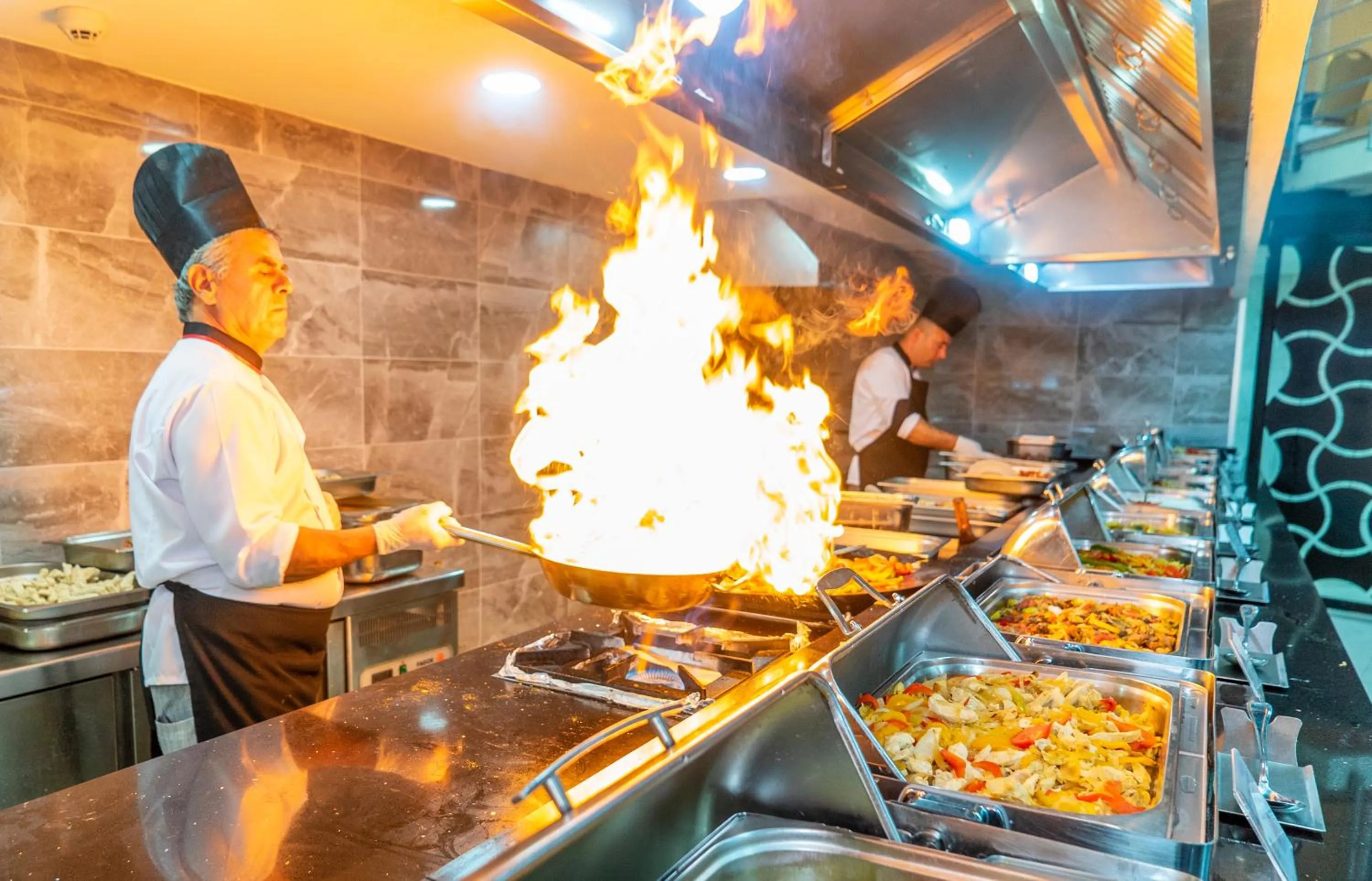 Food in Grand Belish Hotel