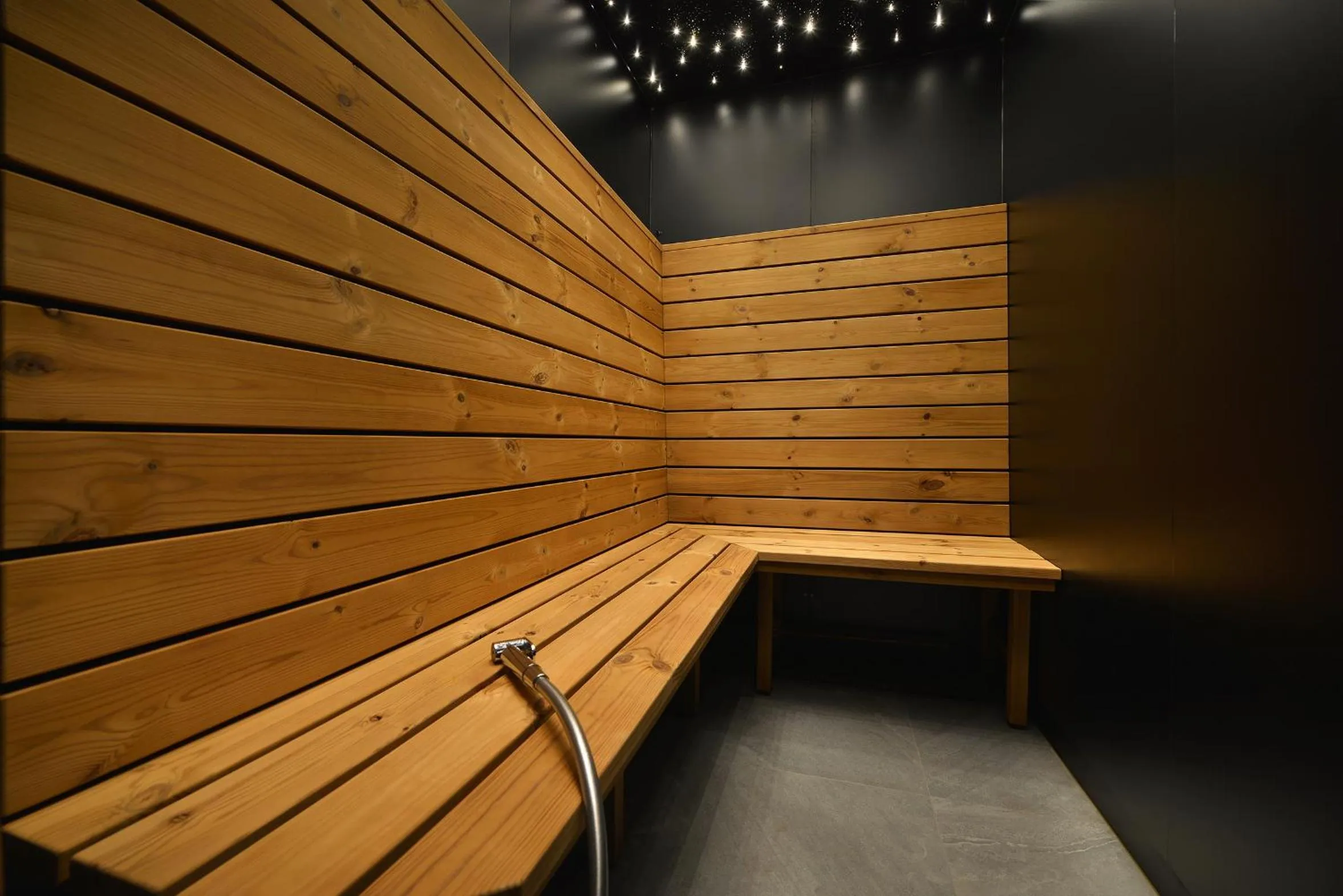 Steam room in Maxmilian Lifestyle Resort