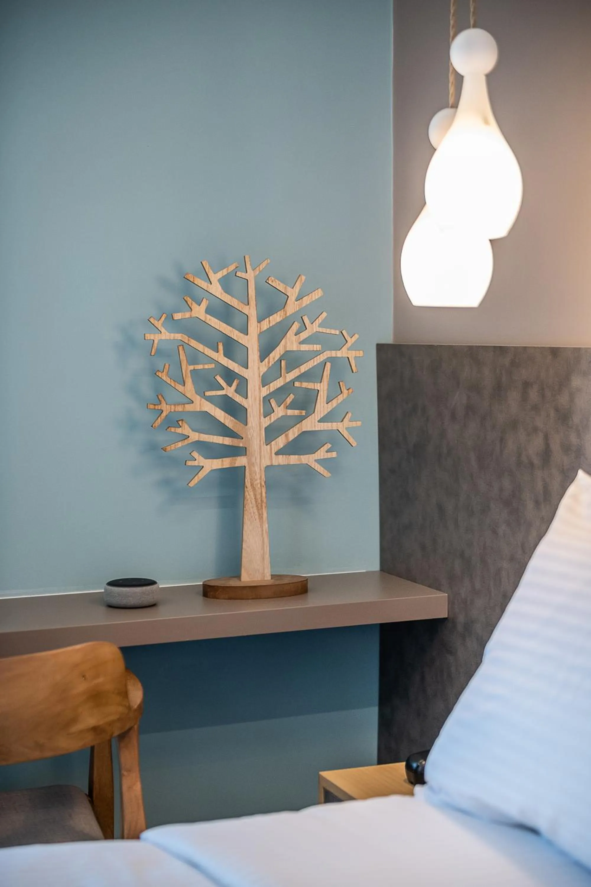 Decorative detail, Bed in Ciel Collection Suites