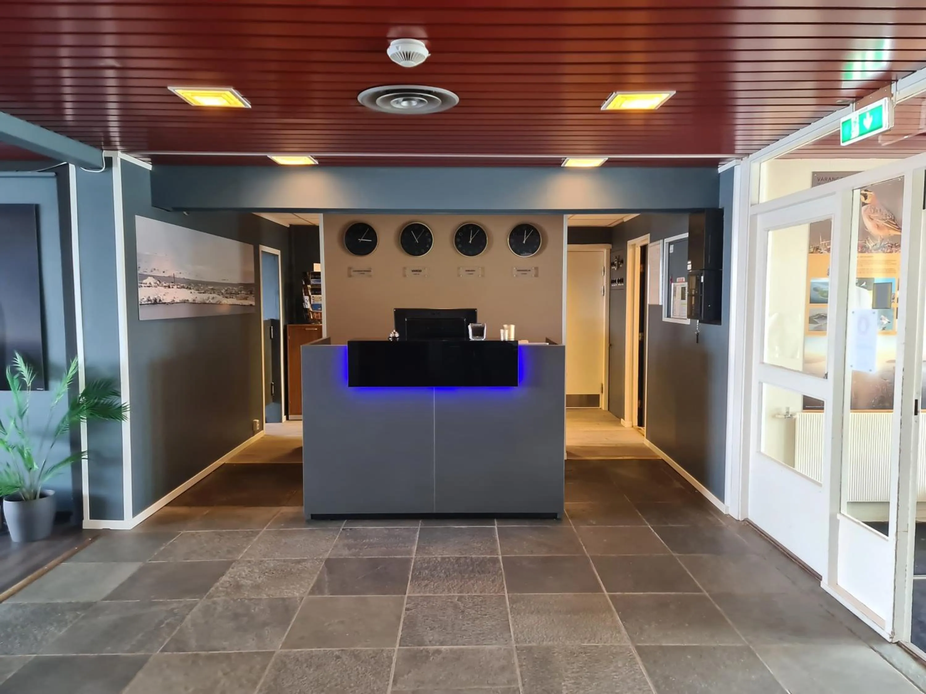 Lobby or reception in Vardø Hotel
