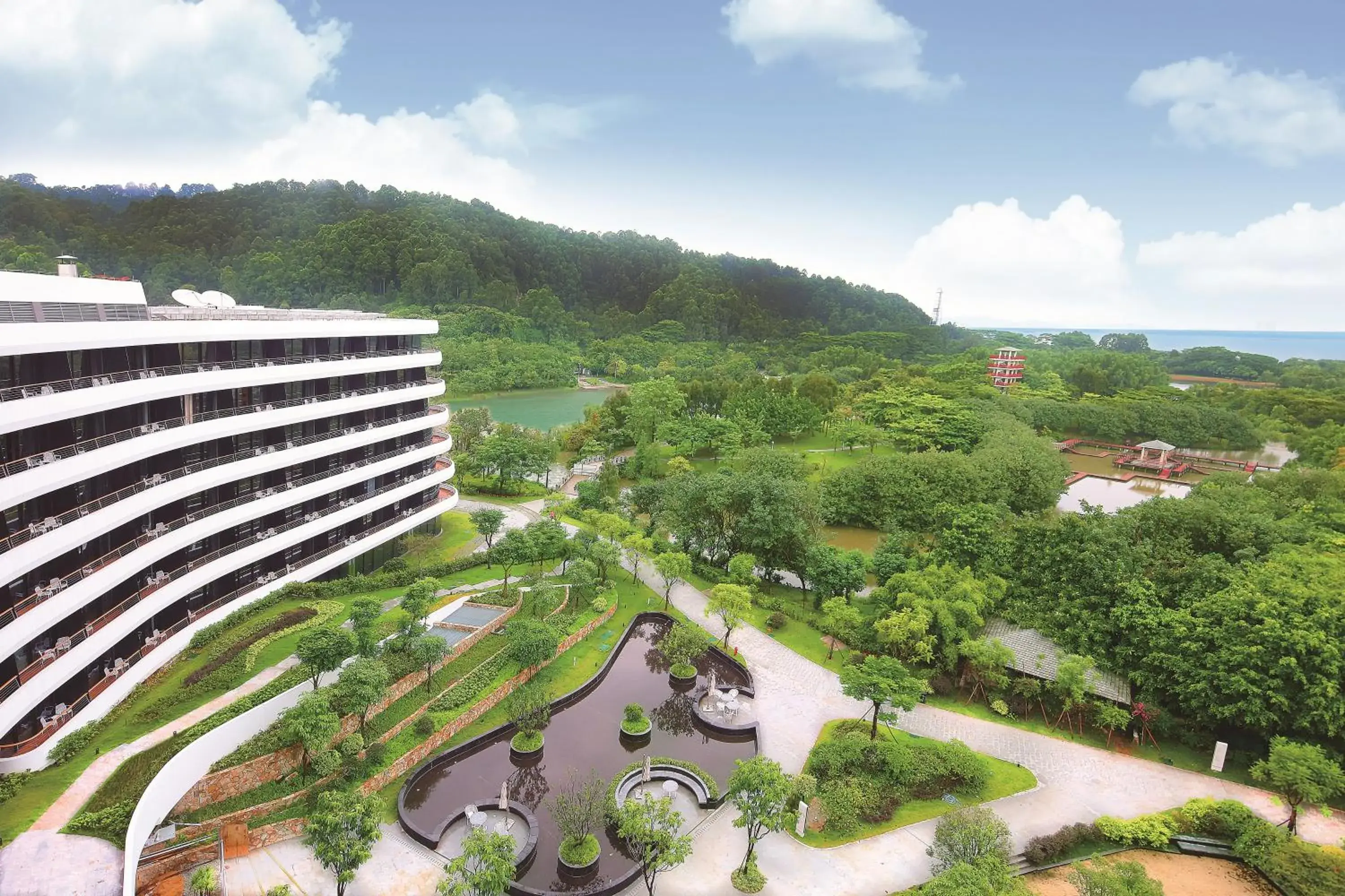 Garden view, Bird's-eye View in LN Garden Hotel Nansha Guangzhou