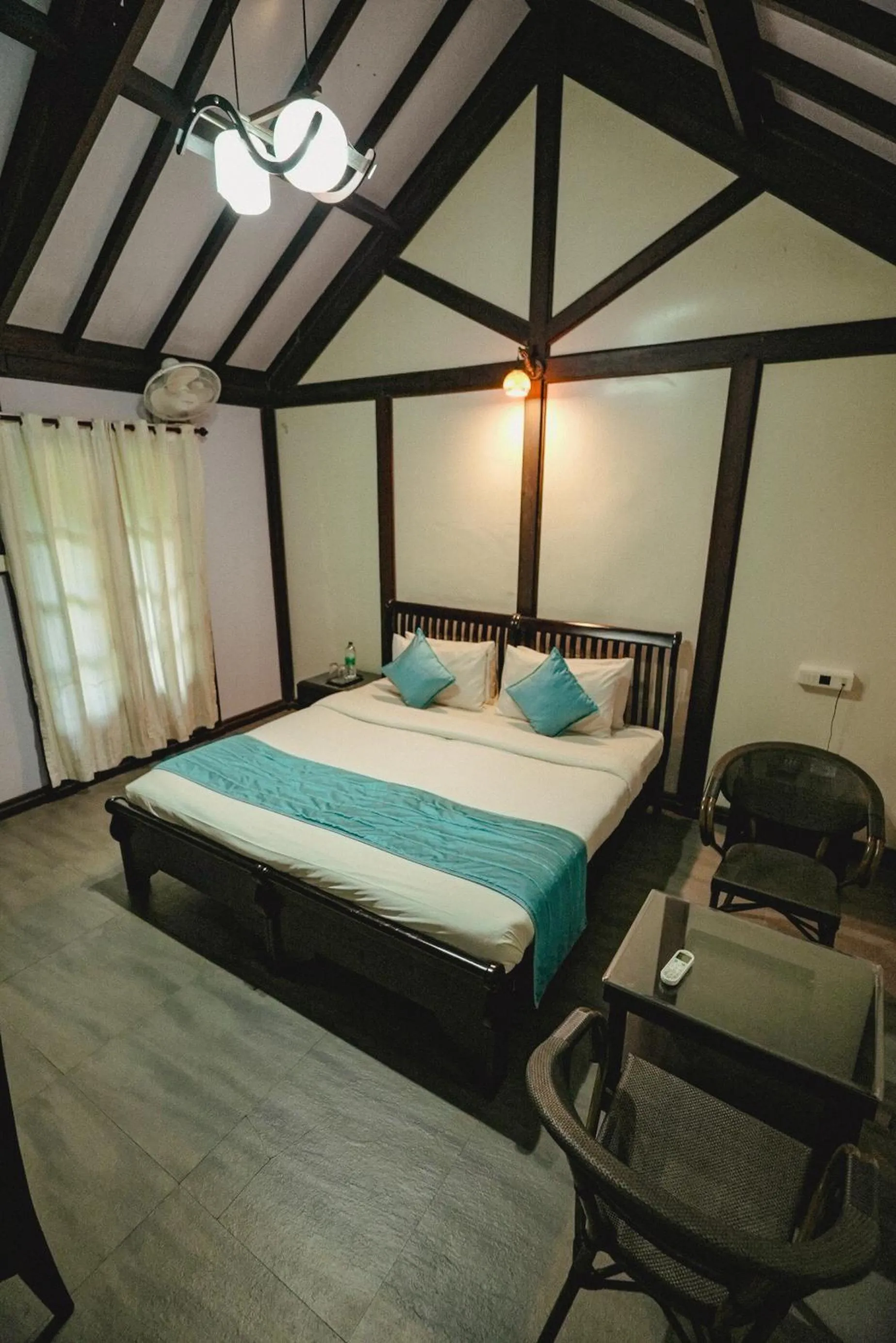 Bed in Raja Park Beach Resort