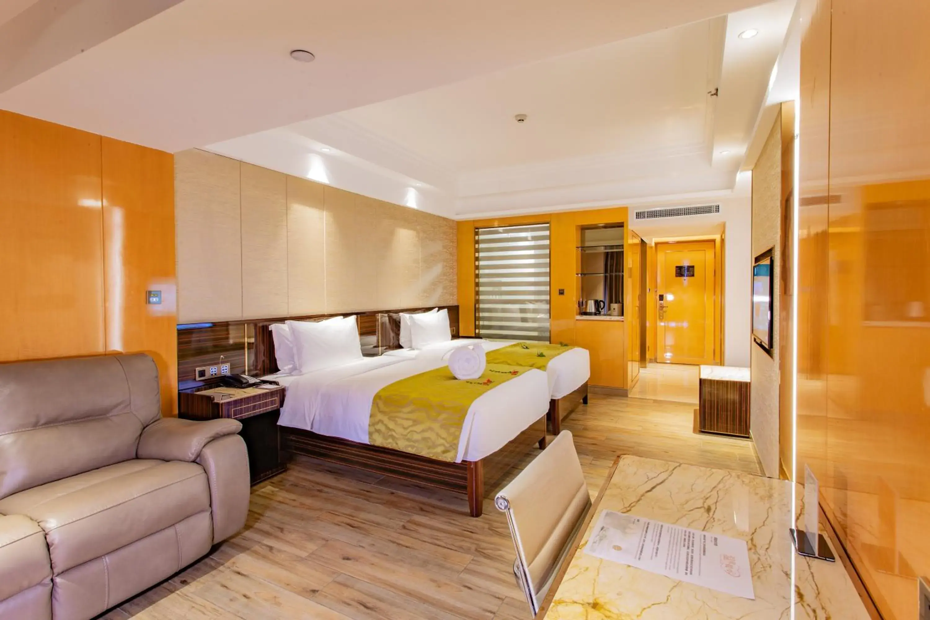 Superior Twin Room in YueXin Tomorrow Hotel Sanya Superior Twin Room in YueXin Tomorrow Hotel Sanya