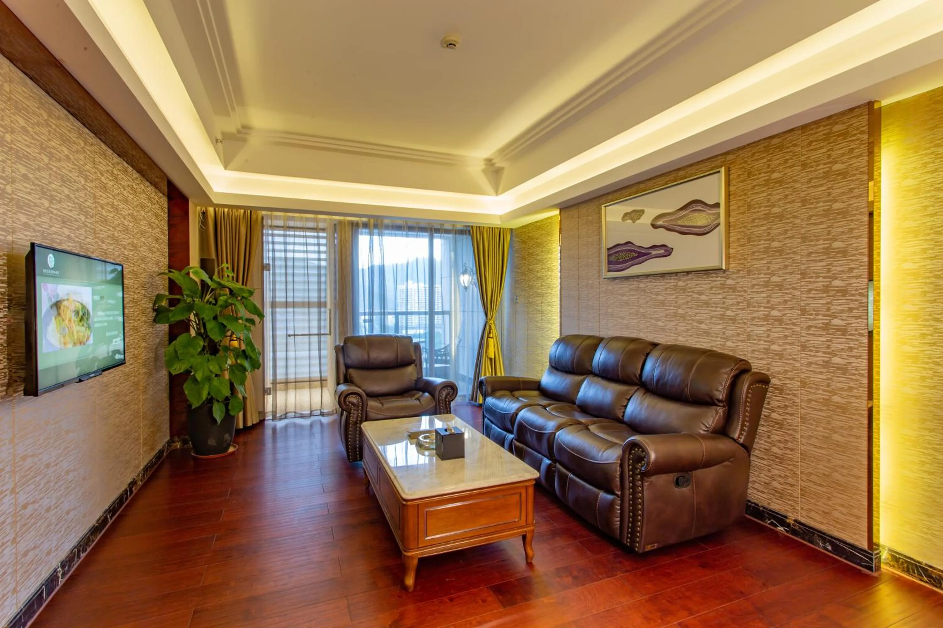 Living room in YueXin Tomorrow Hotel Sanya