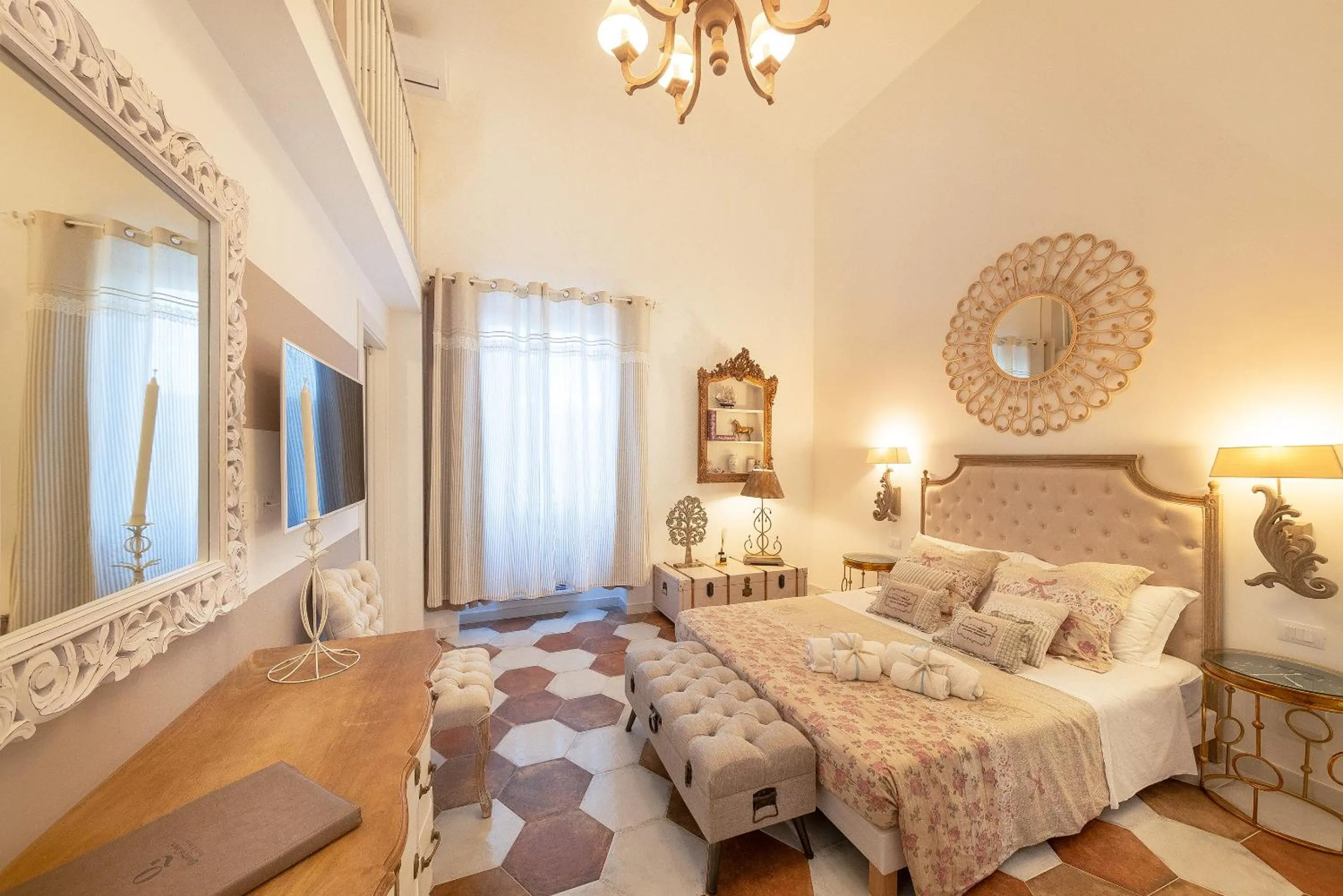 Bed in QuattroCuori Boutique Hotel & Spa