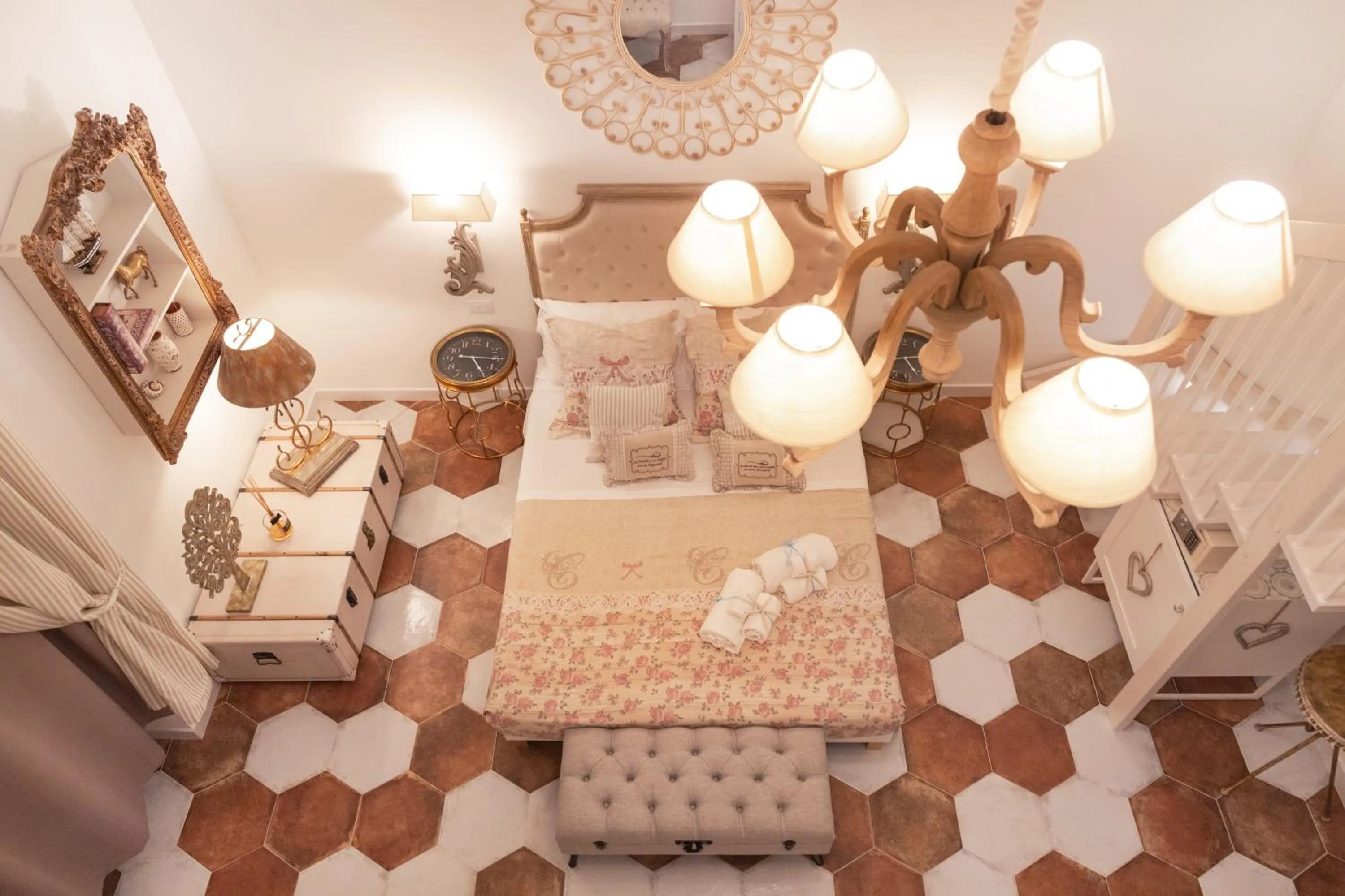 Bed in QuattroCuori Boutique Hotel & Spa