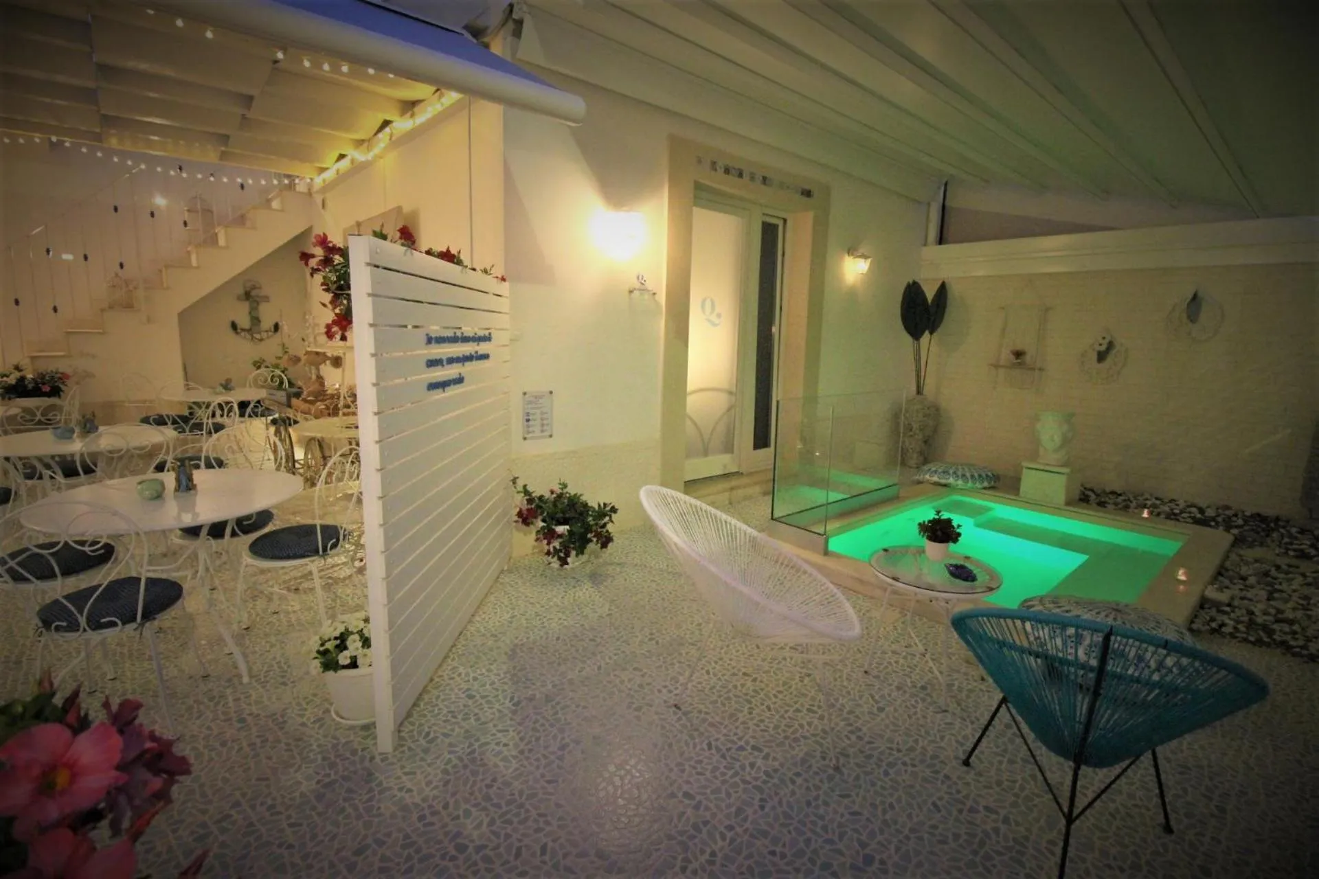 Patio in QuattroCuori Boutique Hotel & Spa