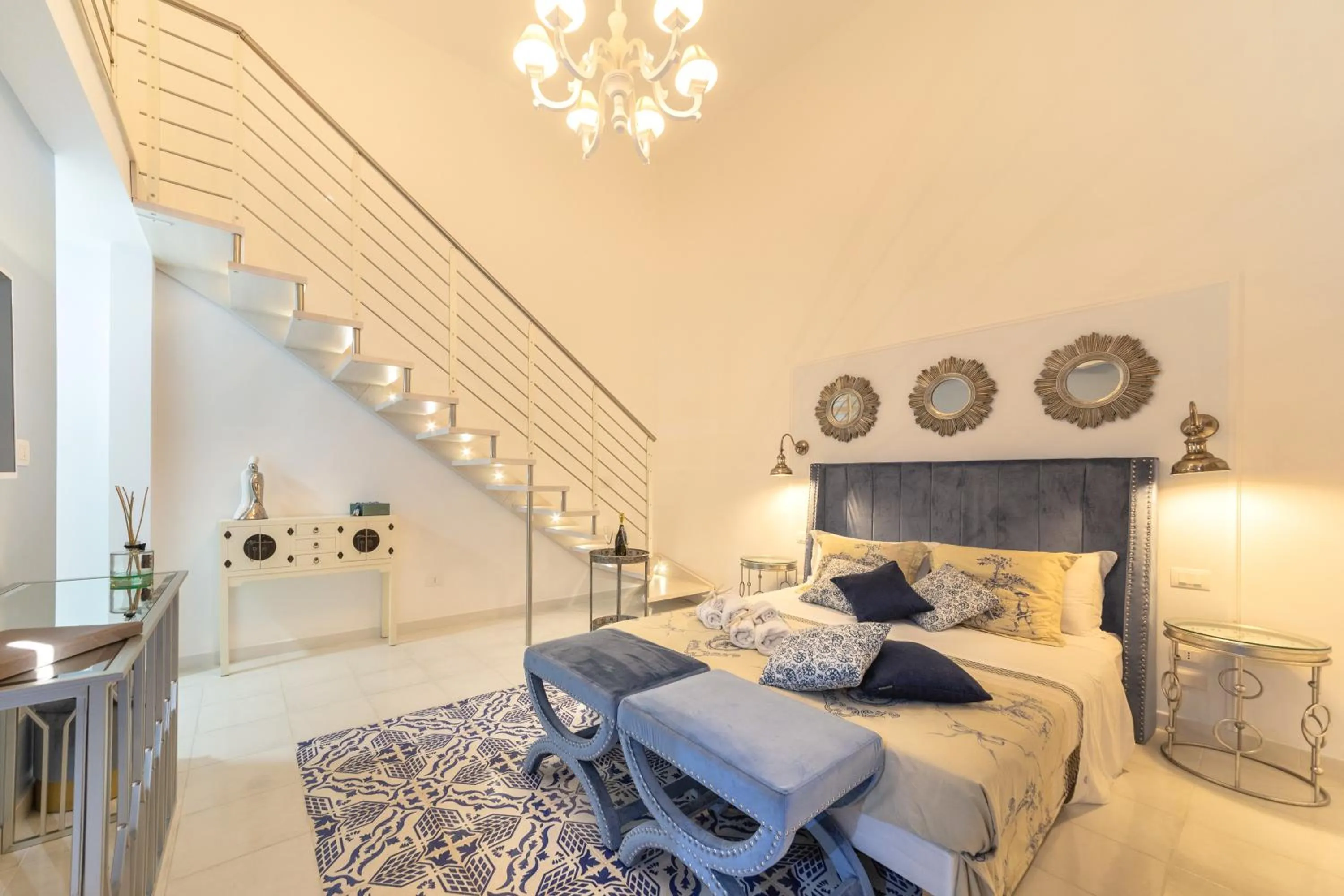 Bed in QuattroCuori Boutique Hotel & Spa