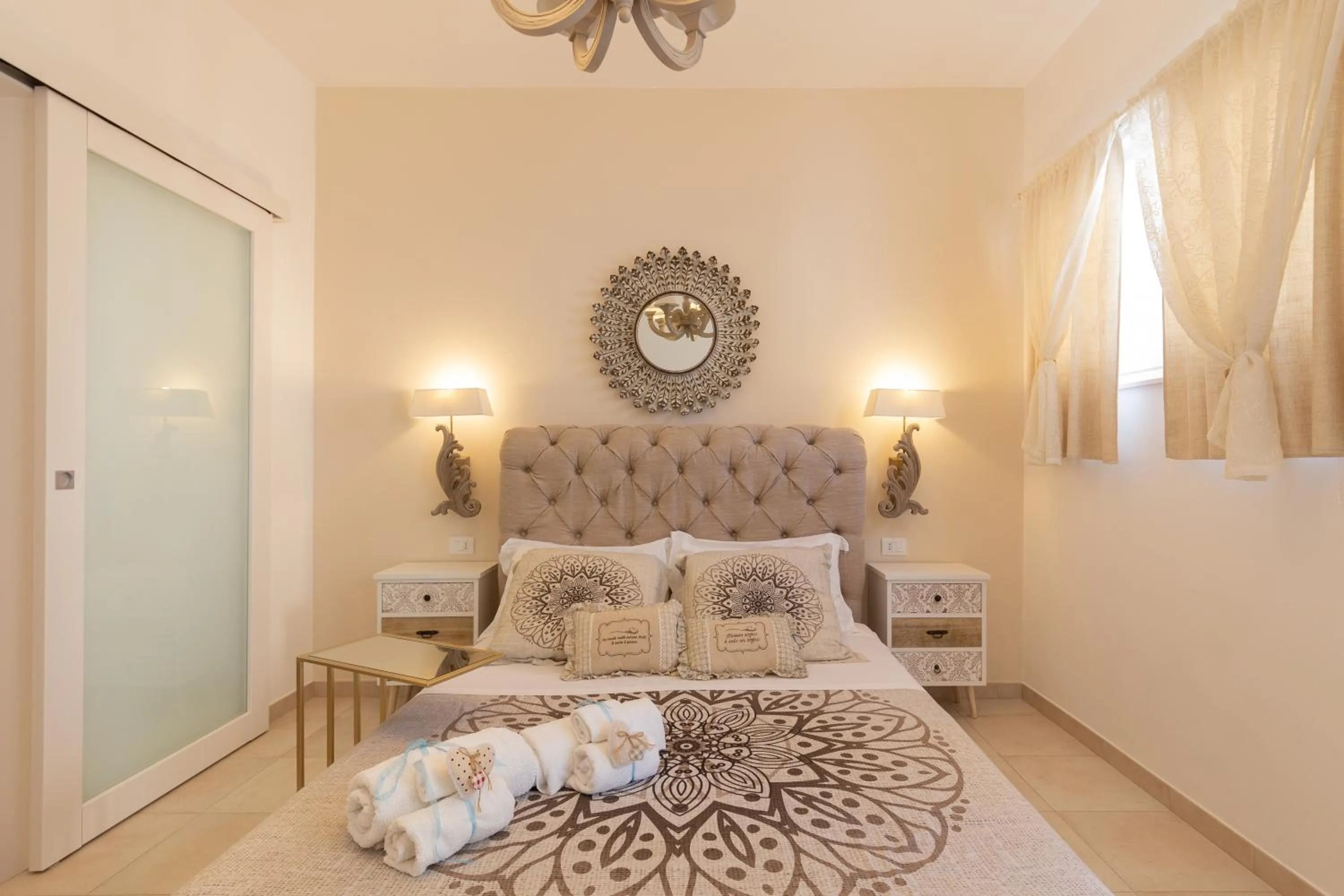 Bed in QuattroCuori Boutique Hotel & Spa