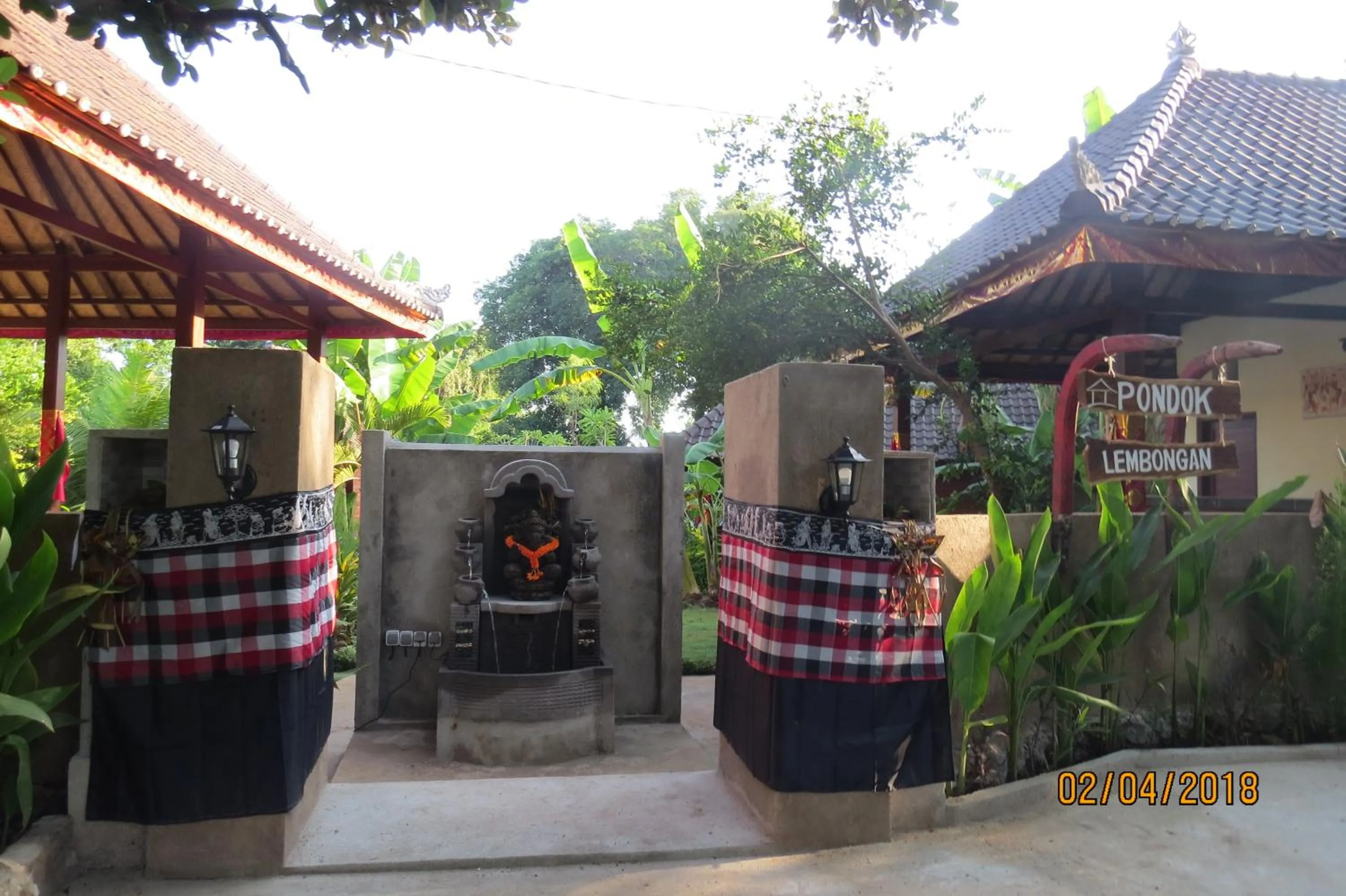 Facade/entrance in Pondok Lembongan