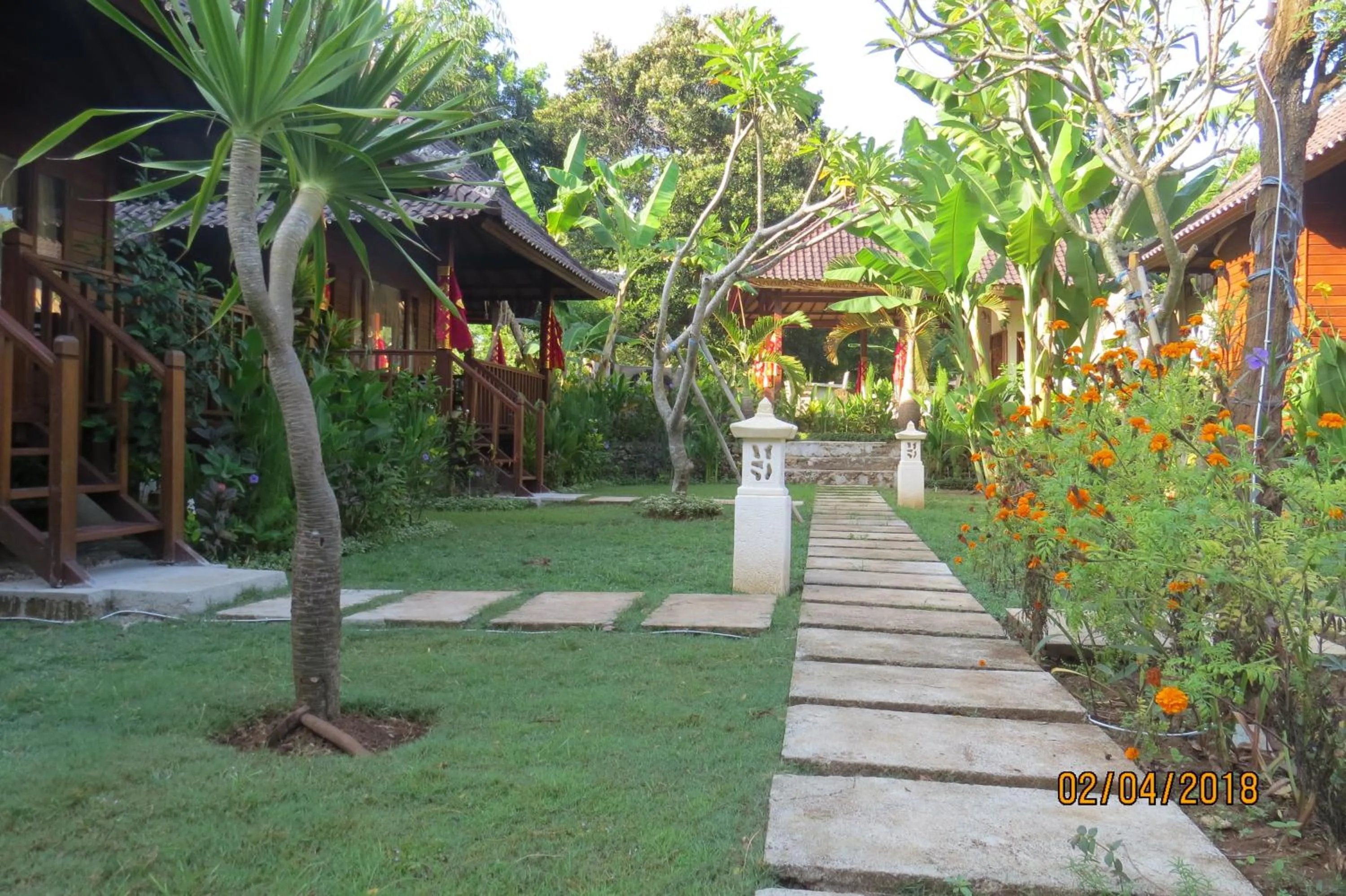 Garden view in Pondok Lembongan