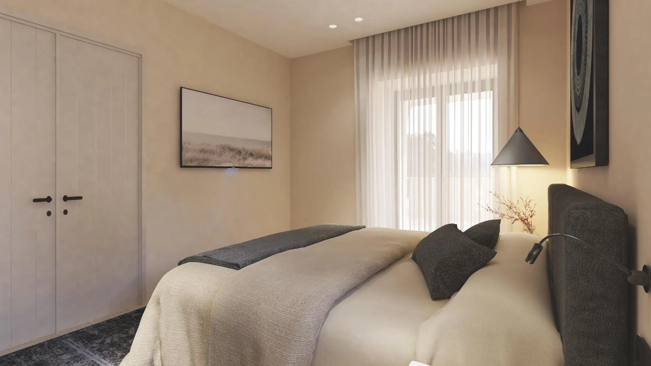 Bed in Melidron Hotel Suites Villas