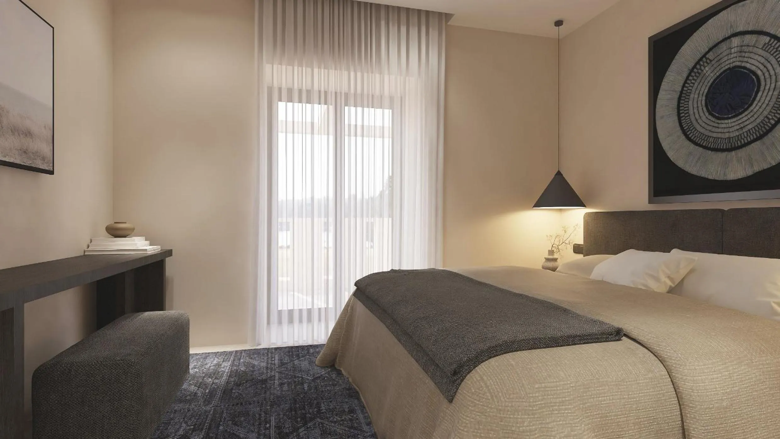 Bed in Melidron Hotel Suites Villas