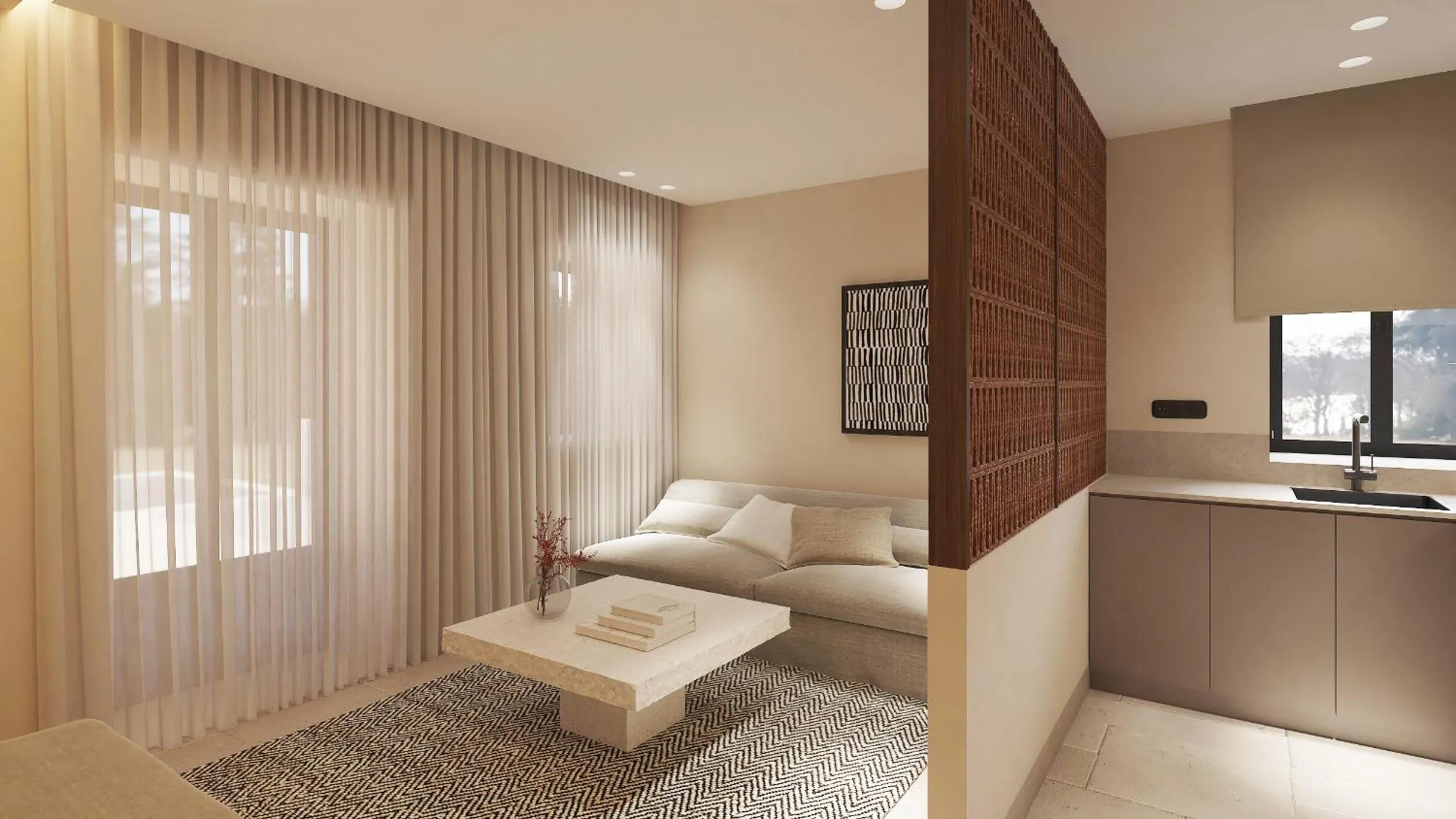 Kitchen or kitchenette in Melidron Hotel Suites Villas