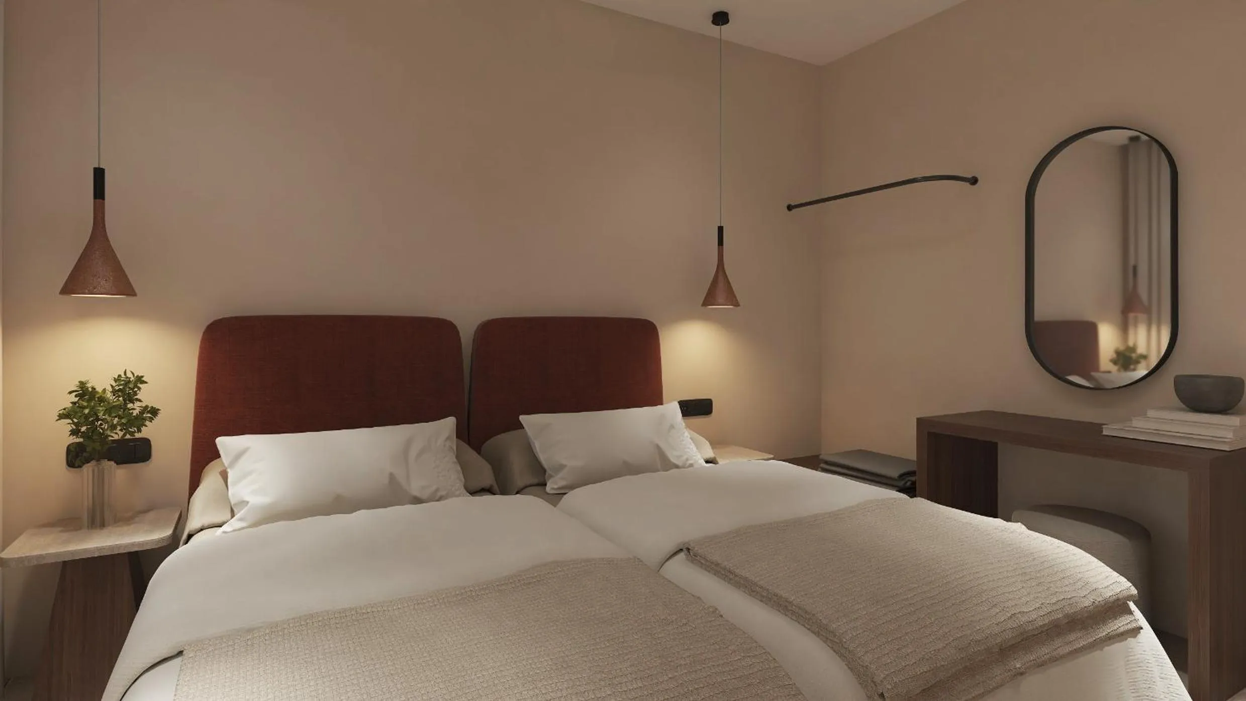 Bed in Melidron Hotel Suites Villas