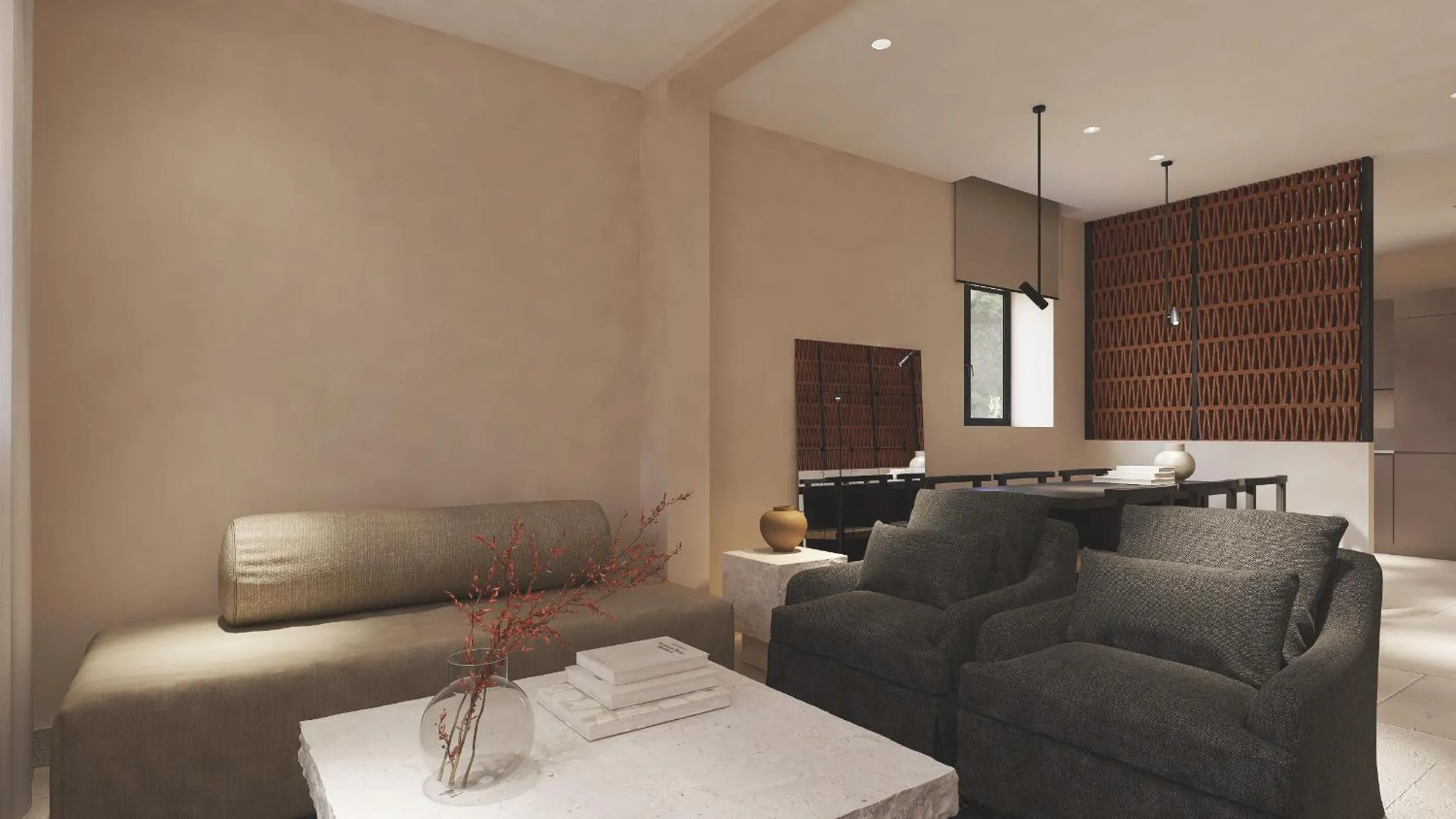 Living room in Melidron Hotel Suites Villas