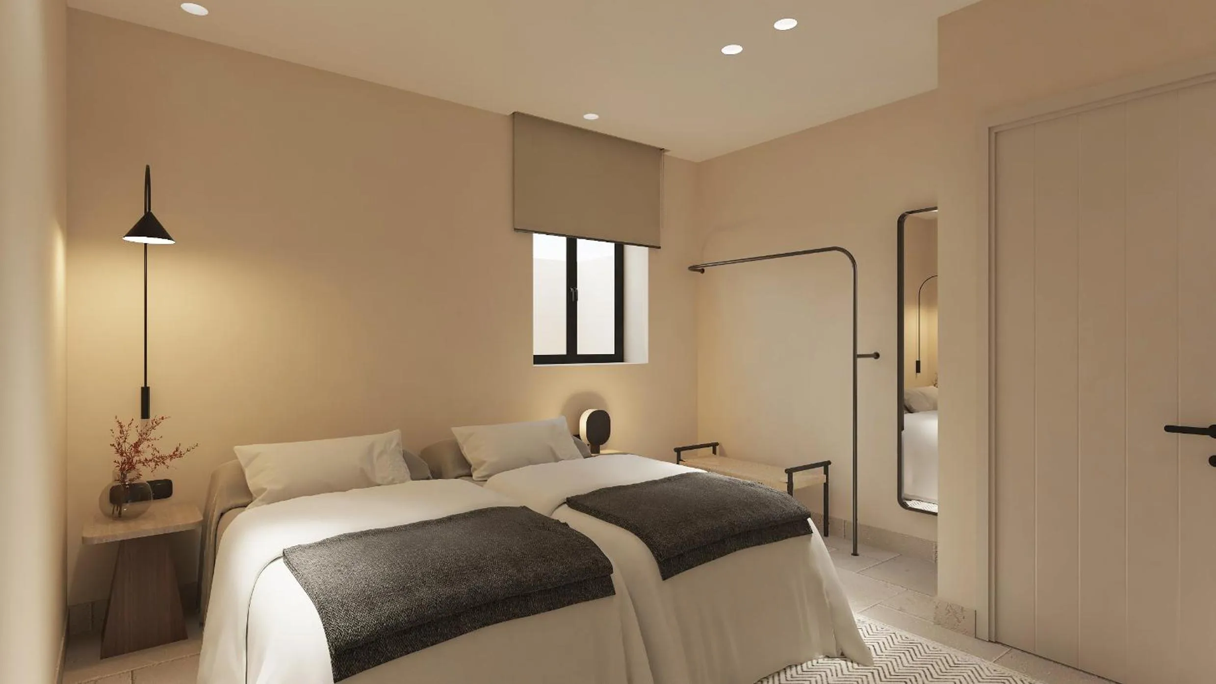 Bed in Melidron Hotel Suites Villas