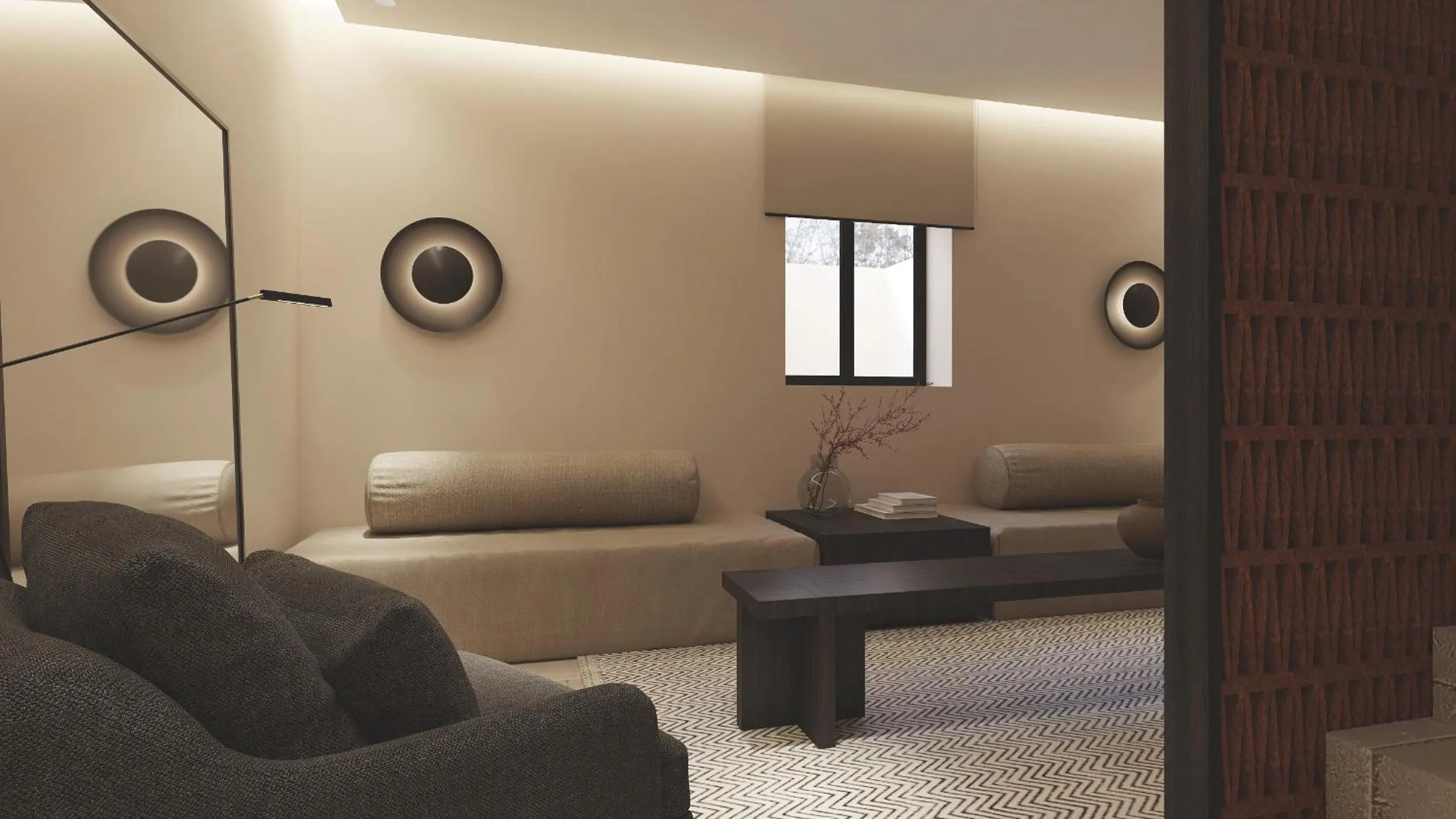 Living room in Melidron Hotel Suites Villas