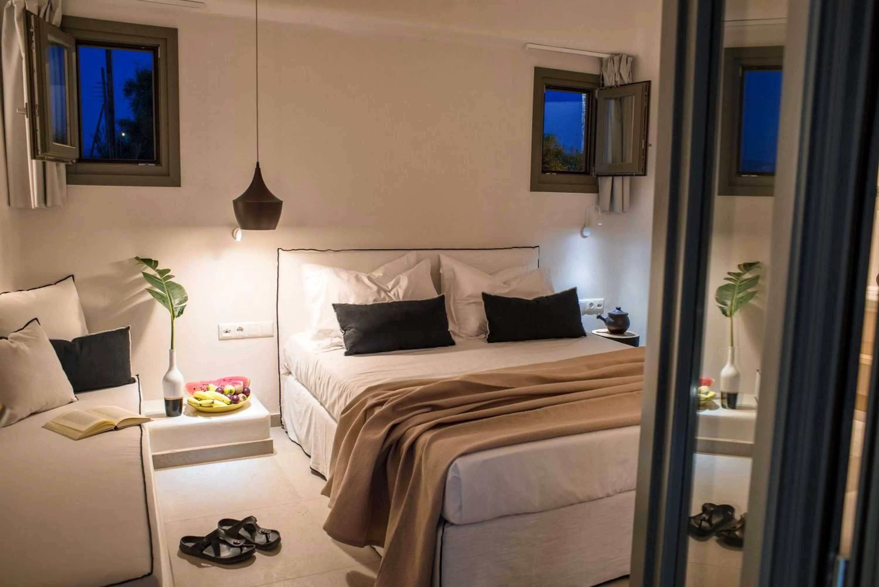 Bed in Melidron Hotel & Suites