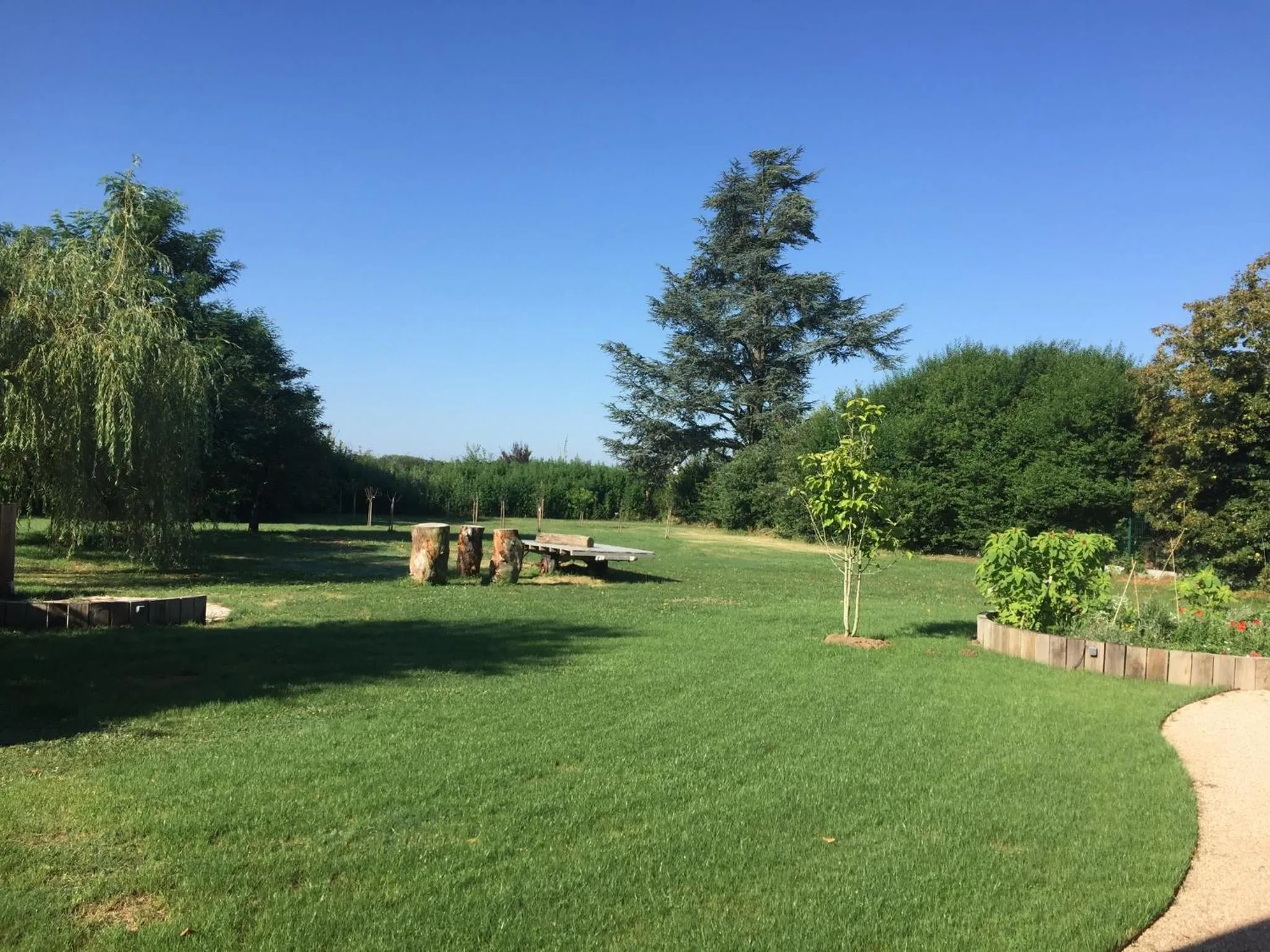 Garden in La Garoffe